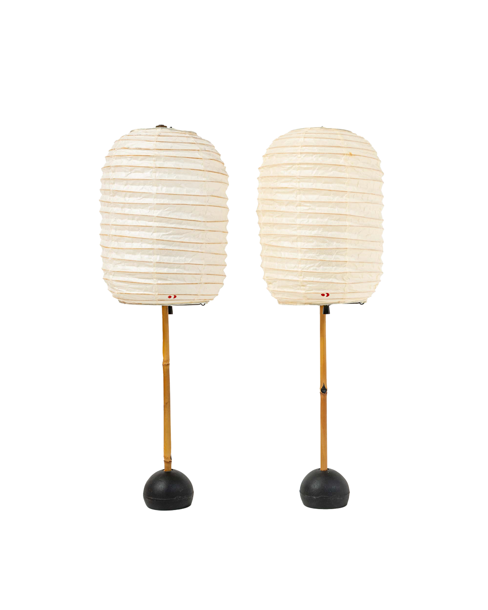 A pair of 1951 Isamu Noguchi Akari Table Lamps BB1-30DL, New