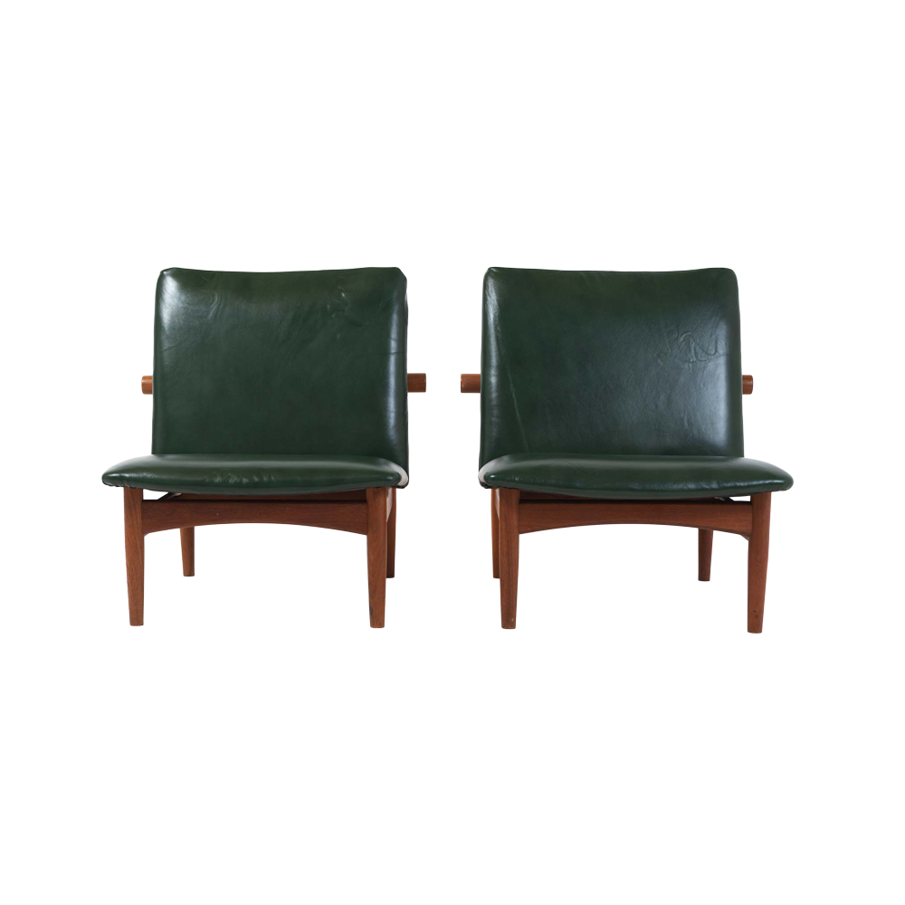 A pair of Japan Chairs designed by Finn Juhl for France & Son