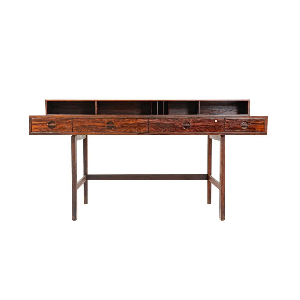 Peter Lovig Nielsen Flip Top Executive Desk in Rosewood