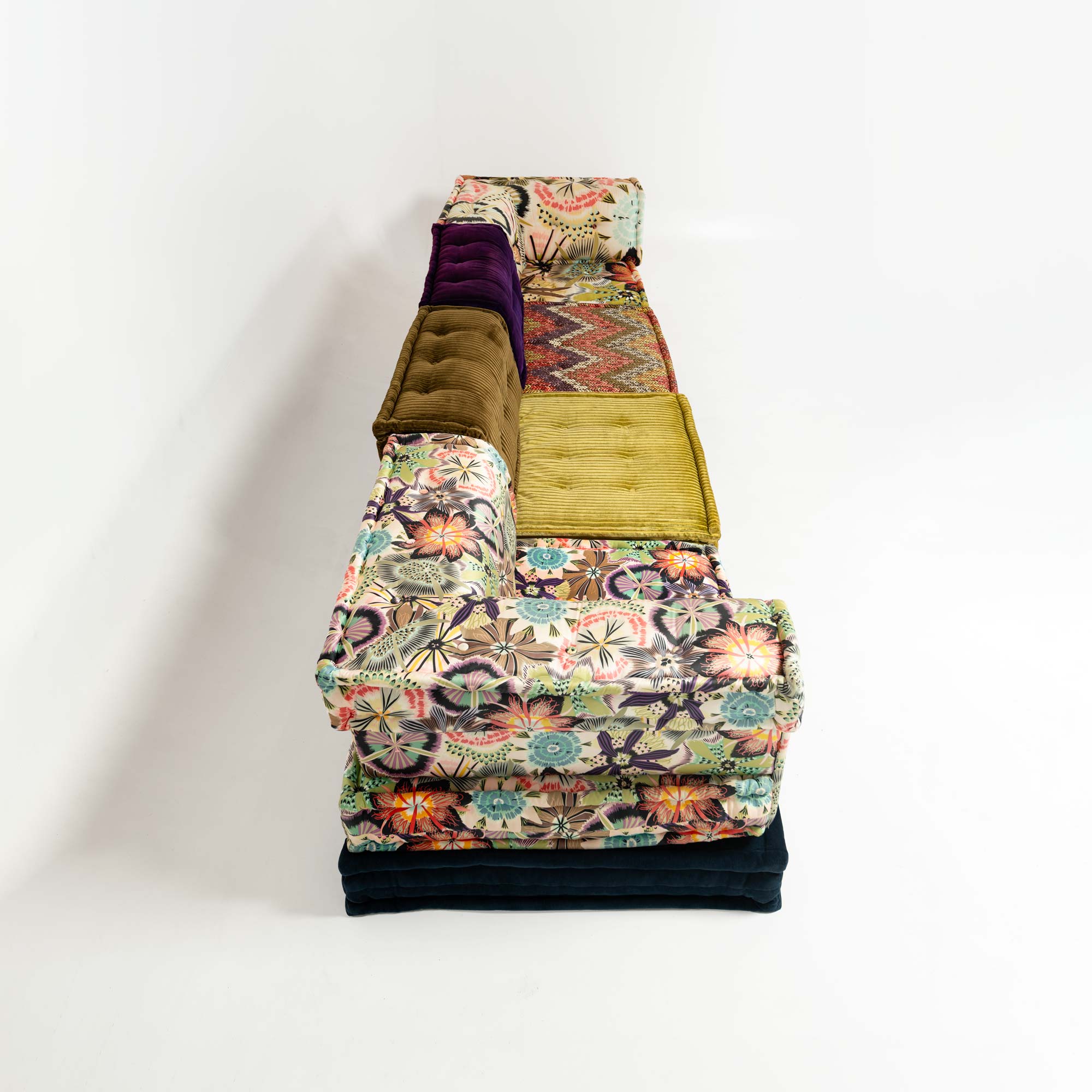 Roche Bobois Mah-Jong Modular Sofa in Missoni & Kenzo Fabric