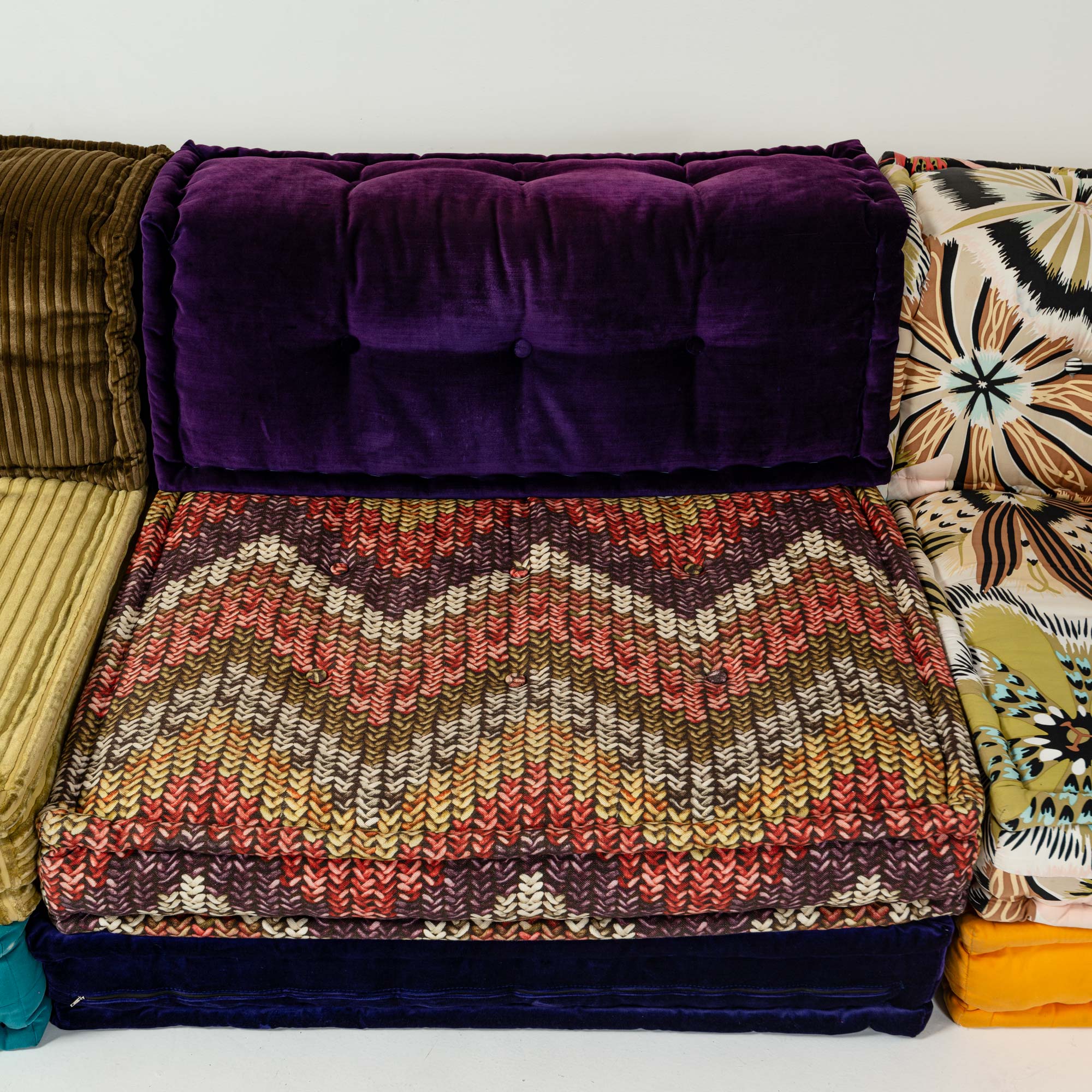 Roche Bobois Mah-Jong Modular Sofa in Missoni & Kenzo Fabric