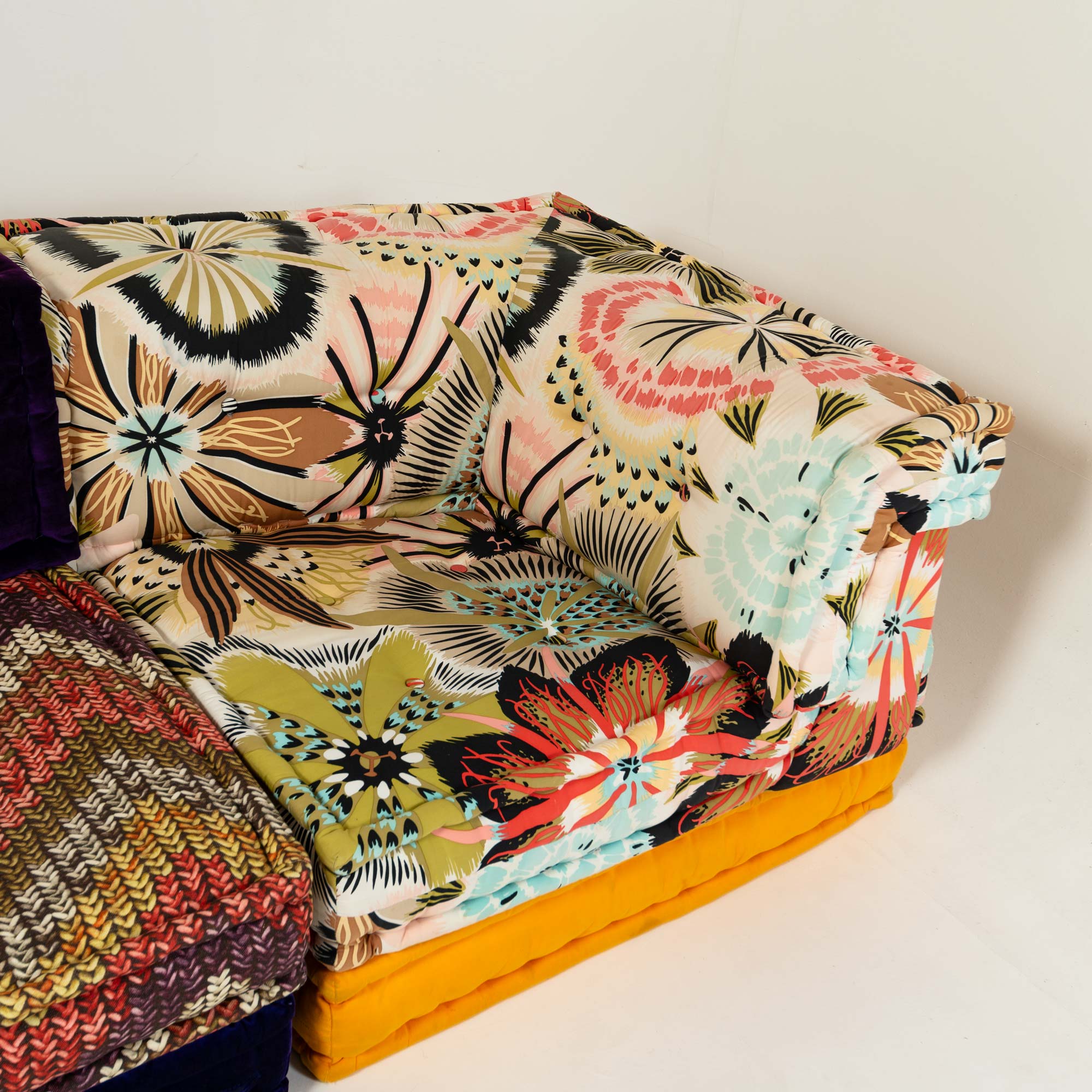 Roche Bobois Mah-Jong Modular Sofa in Missoni & Kenzo Fabric