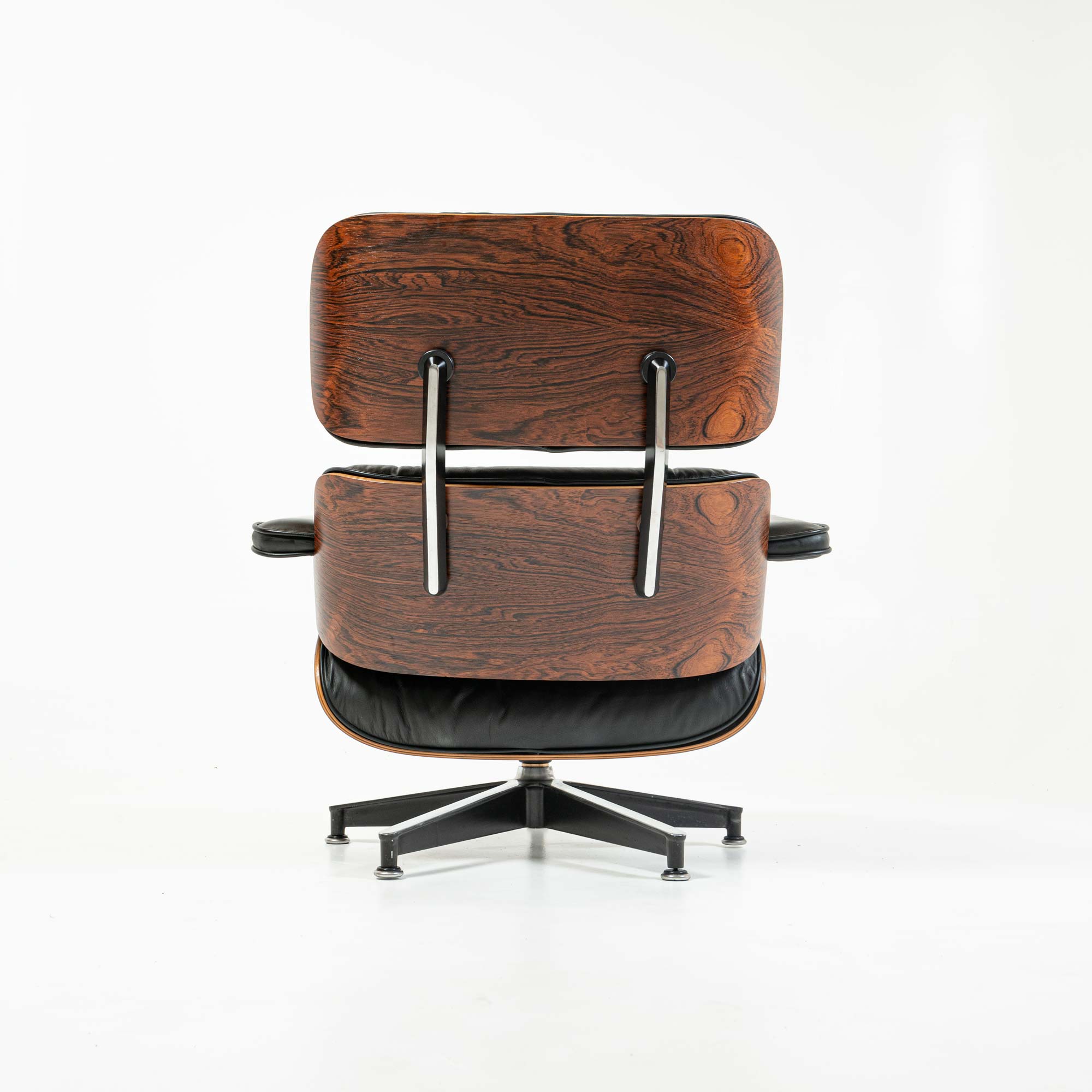 First Generation 1956 Eames Lounge Chair 670 and Bootglide Ottoman 671