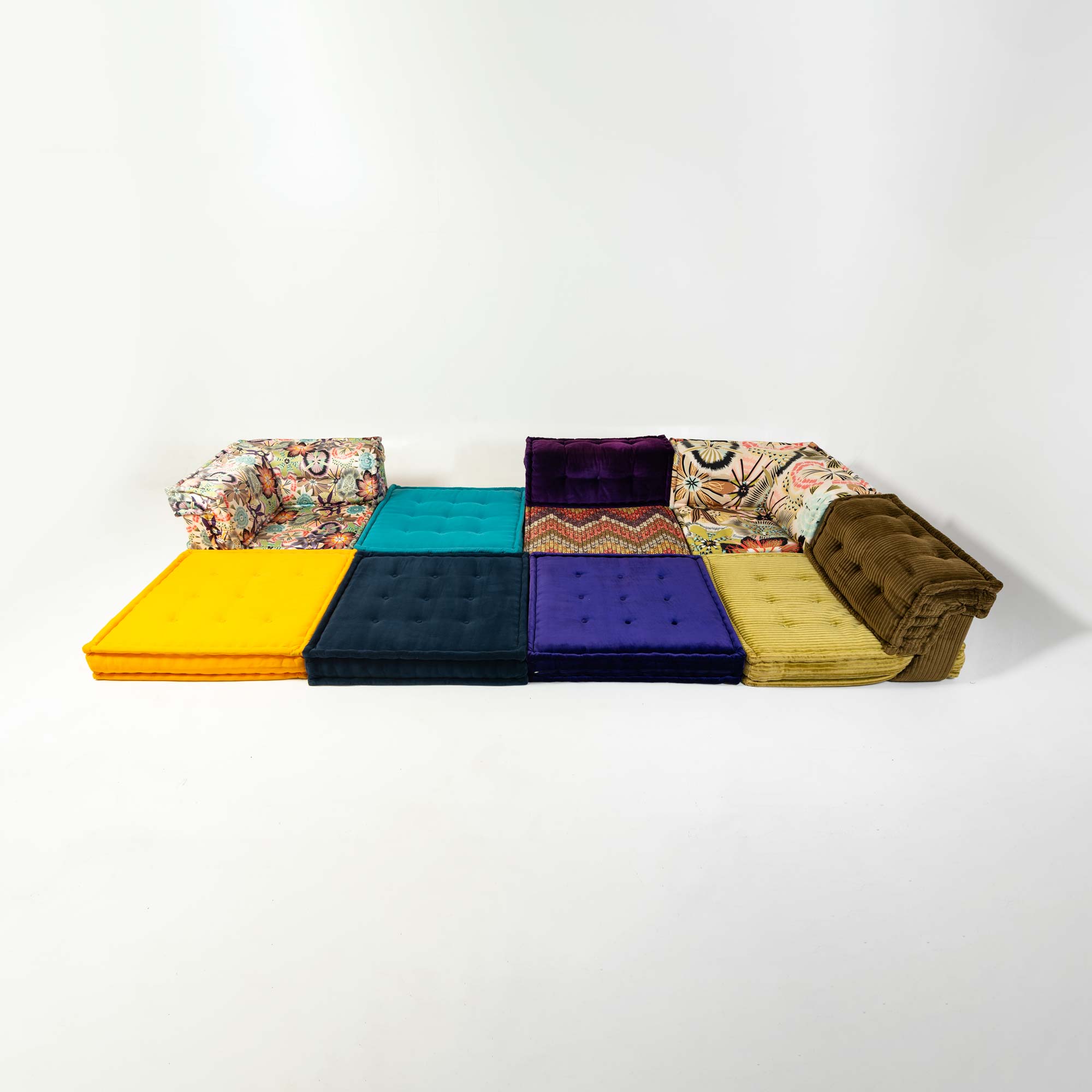 Roche Bobois Mah-Jong Modular Sofa in Missoni & Kenzo Fabric