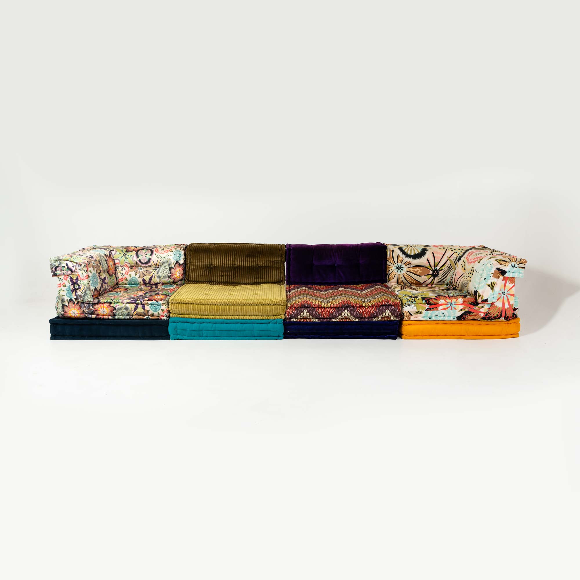 Roche Bobois Mah-Jong Modular Sofa in Missoni & Kenzo Fabric