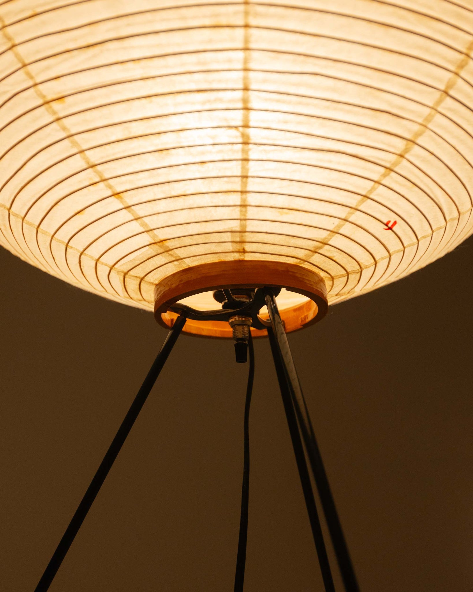 Early Isamu Noguchi Akari Floor Lamp 10A, 1950s