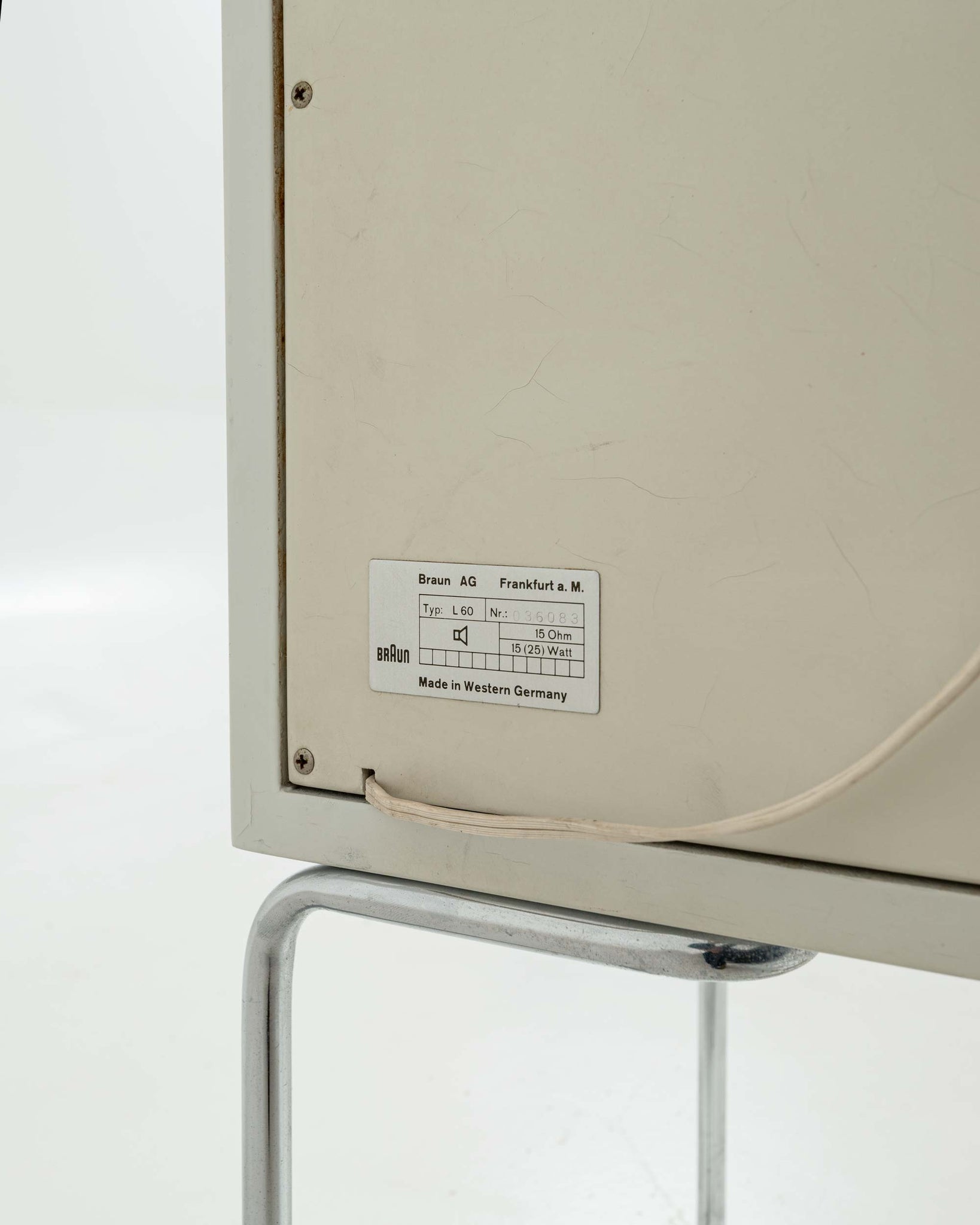 Dieter Rams for Braun Audio 310 Record Player and L60 floor speaker 1970s