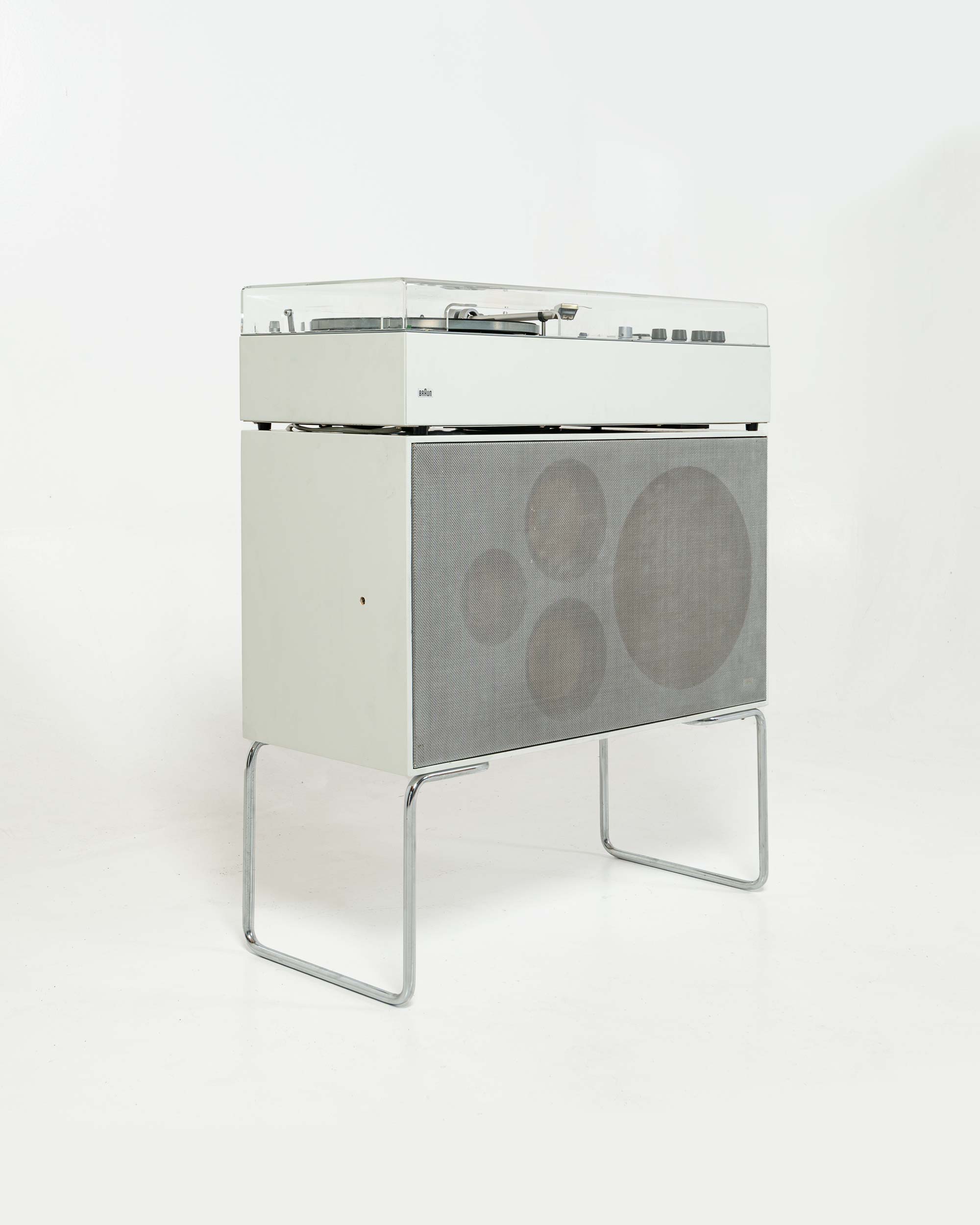 Dieter Rams for Braun Audio 310 Record Player and L60 floor 