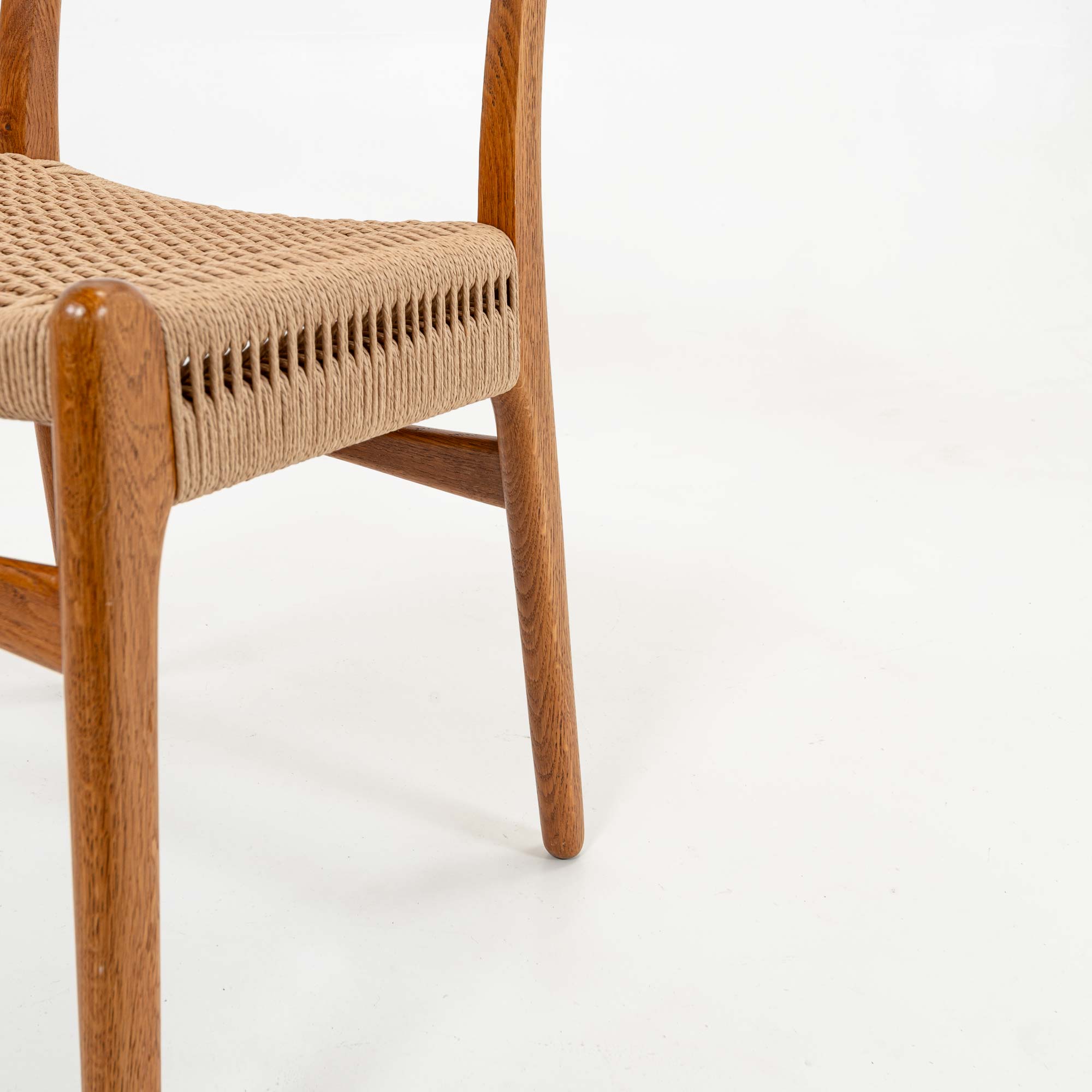 CH23 Chairs by Hans Wegner for Carl Hansen and Son in Oak and Teak