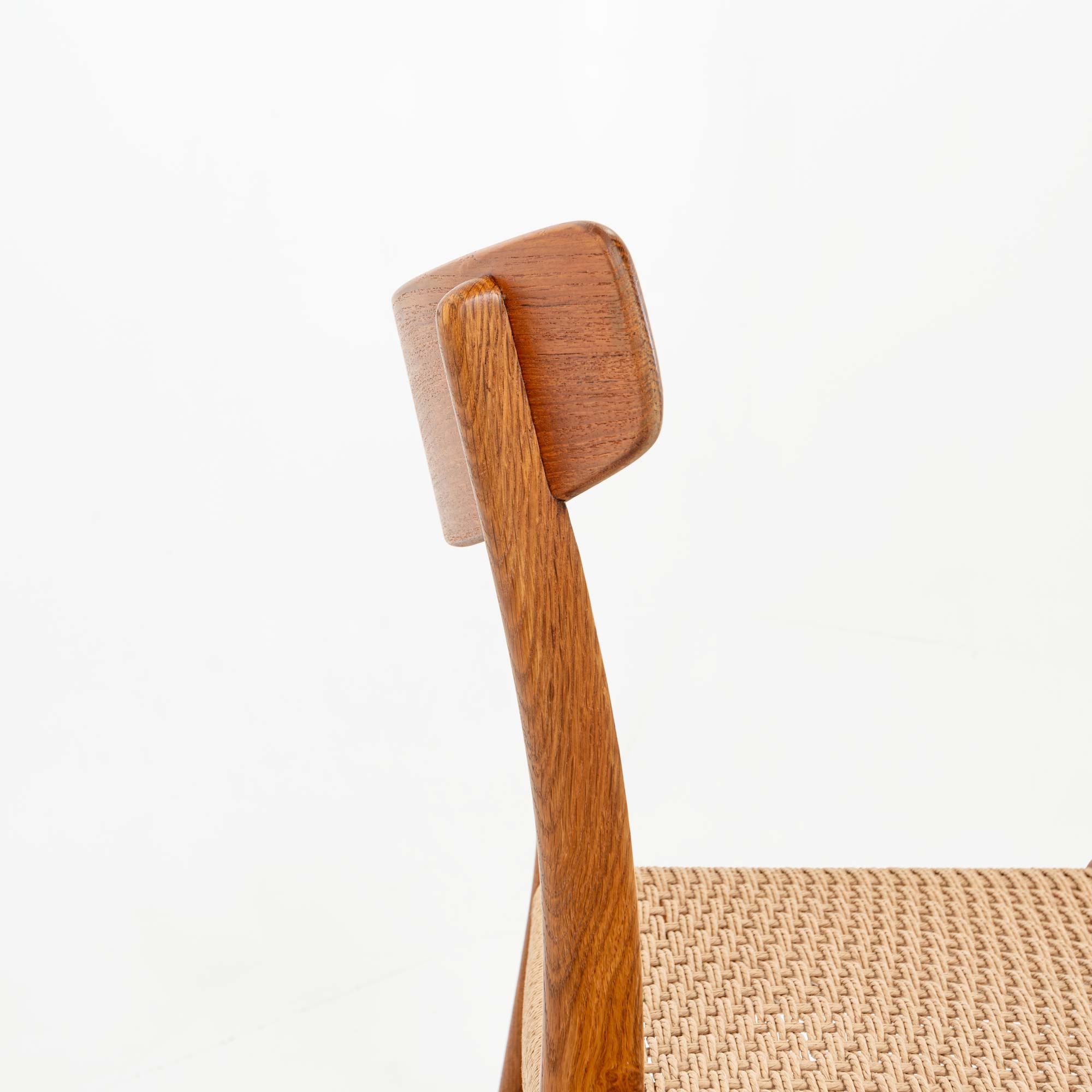 CH23 Chairs by Hans Wegner for Carl Hansen and Son in Oak and Teak