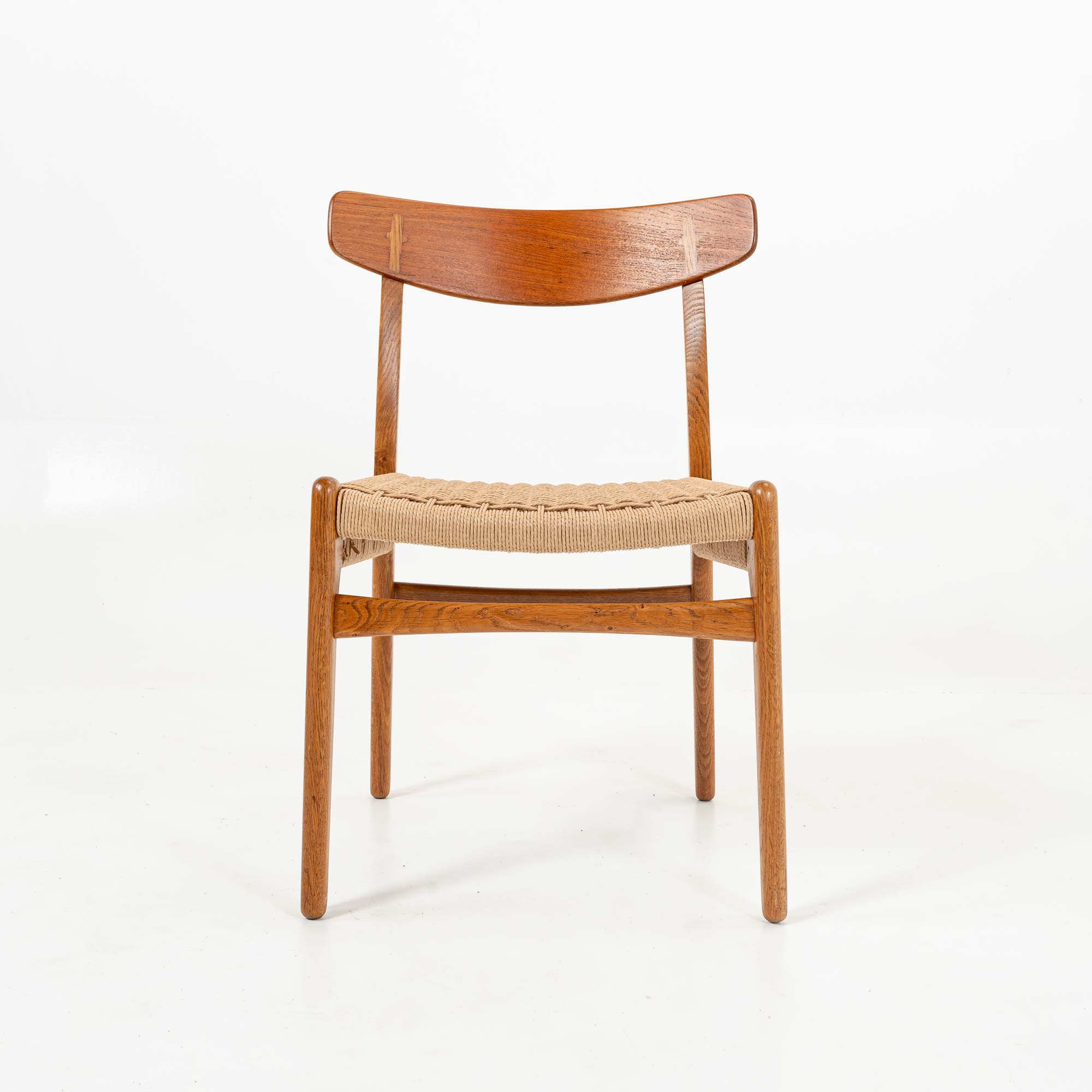 CH23 Chairs by Hans Wegner for Carl Hansen and Son in Oak and Teak