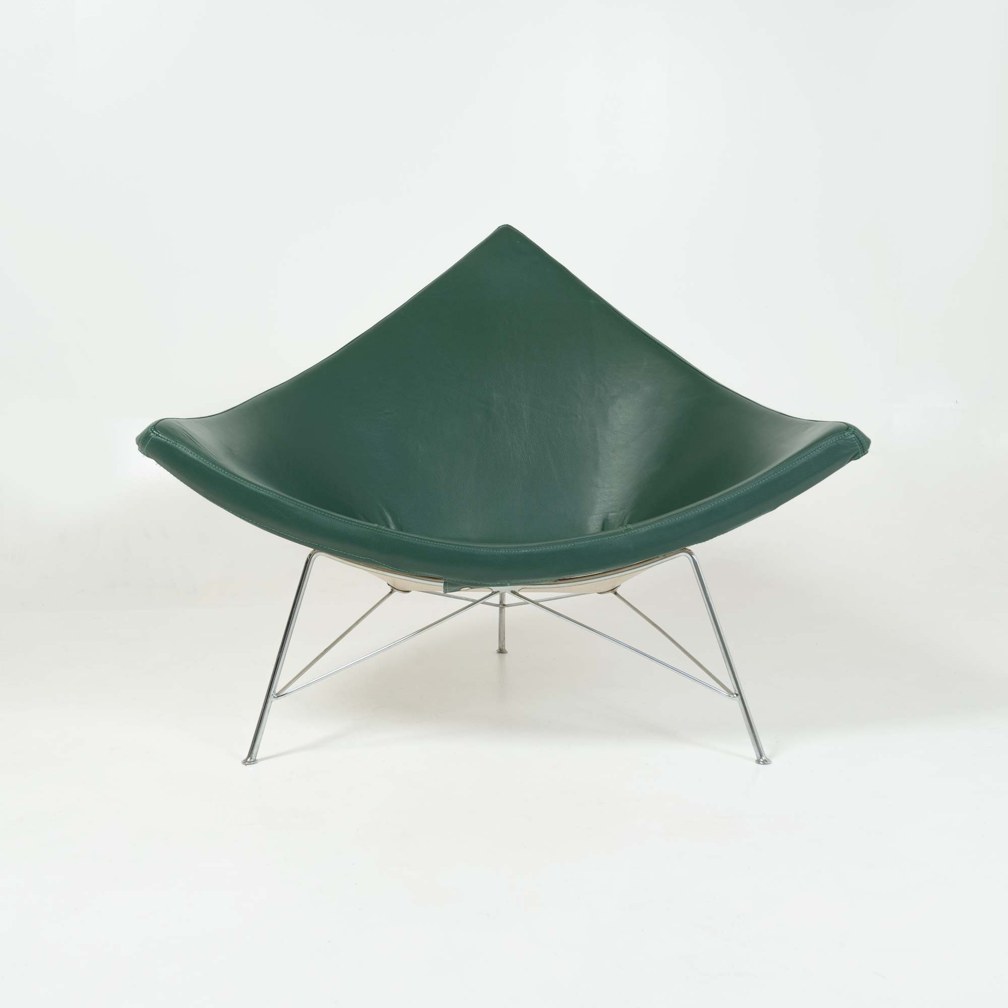 Nelson Object George Nelson For Herman Miller First Generation Coconut Chair and Ott ...