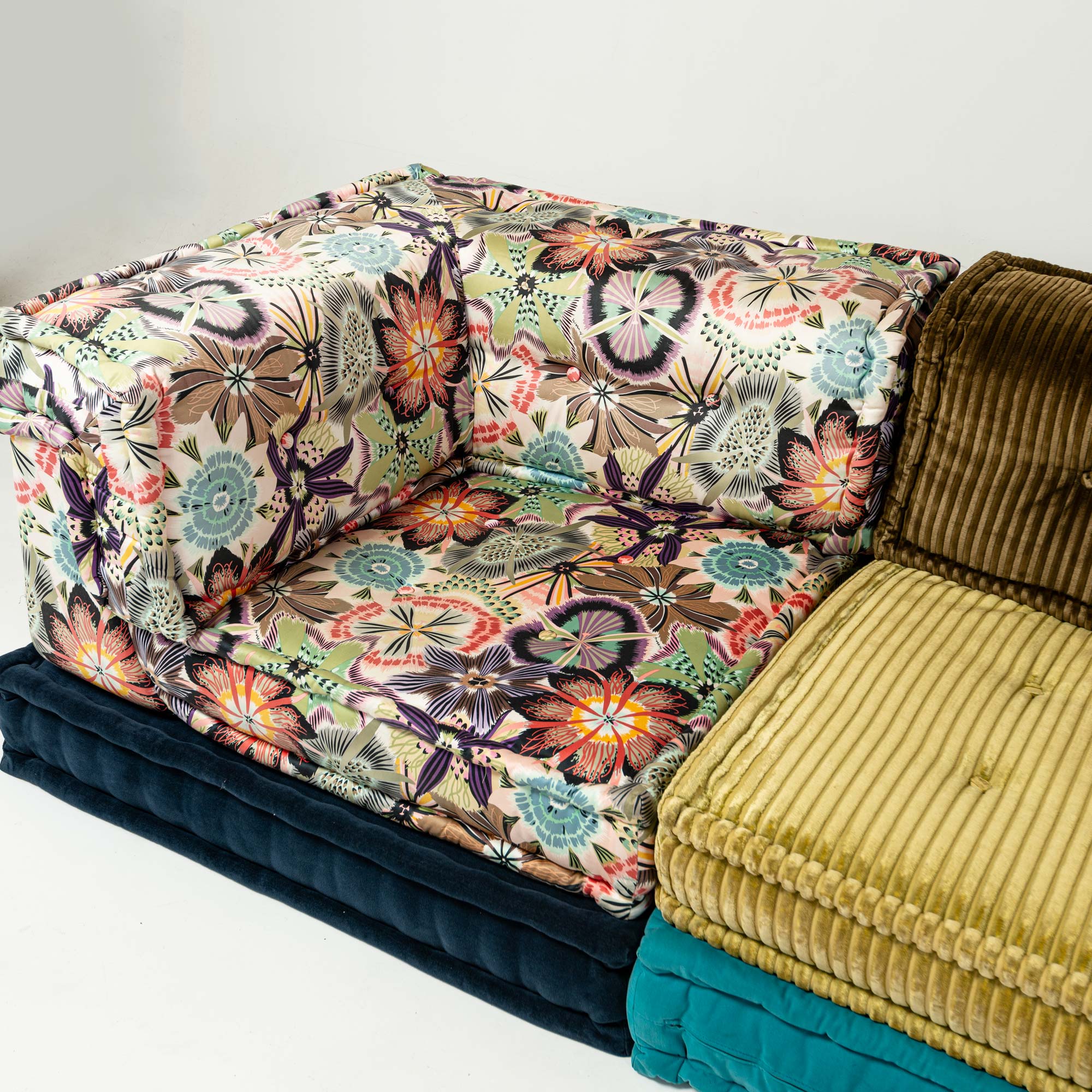 Roche Bobois Mah-Jong Modular Sofa in Missoni & Kenzo Fabric