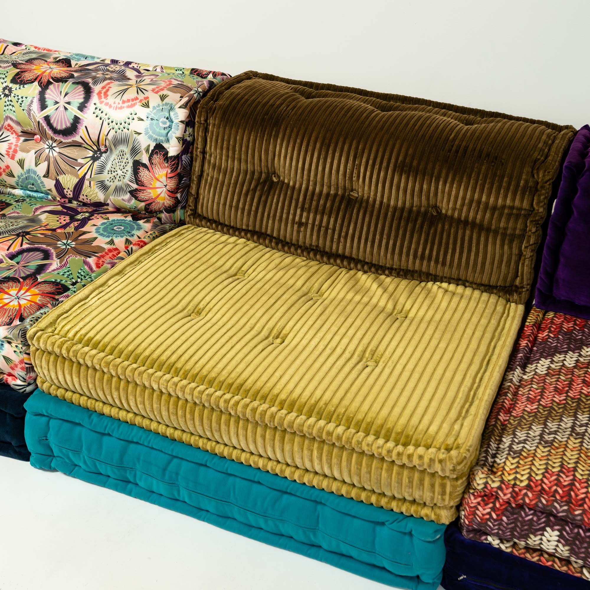 Roche Bobois Mah-Jong Modular Sofa in Missoni & Kenzo Fabric