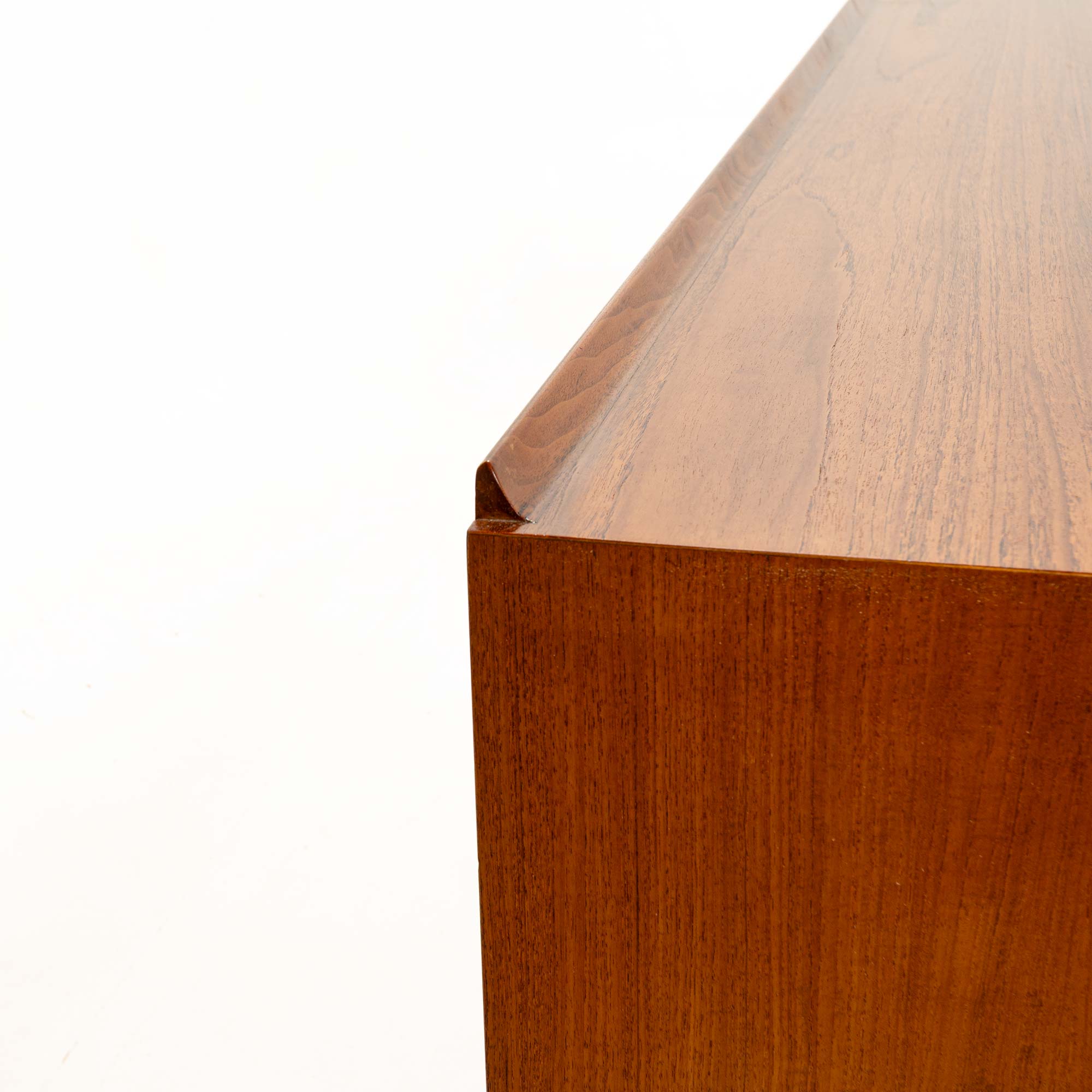 Finn Juhl For Baker Model 40 1/2 Sideboards in Walnut and Cane