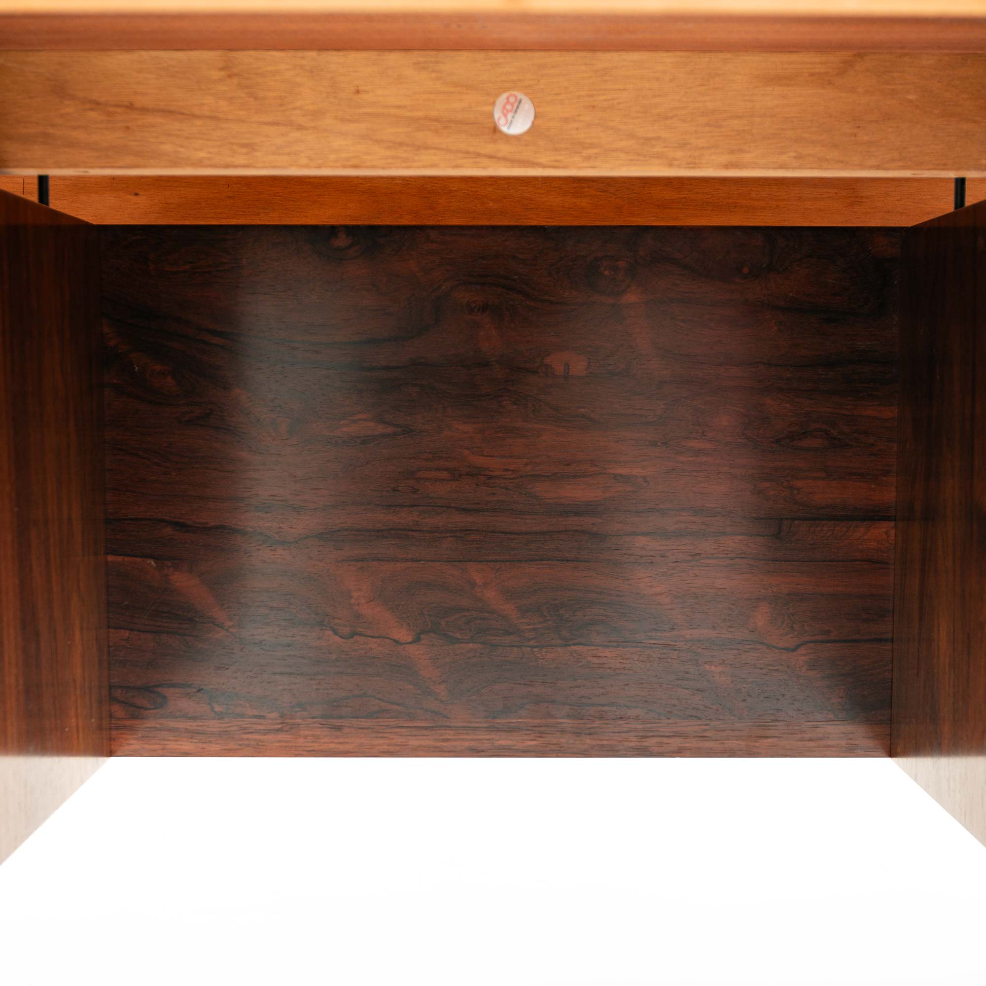 Finn Juhl for Cado Diplomat Series Desk with 9 drawers in Rosewood