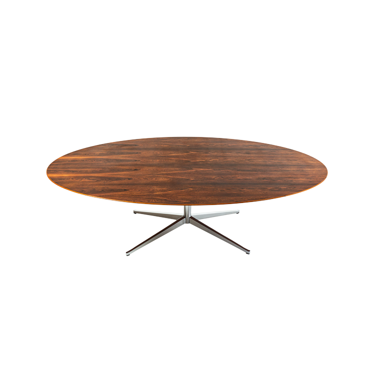 Florence Knoll 1961 Oval Table/Desk in Rosewood