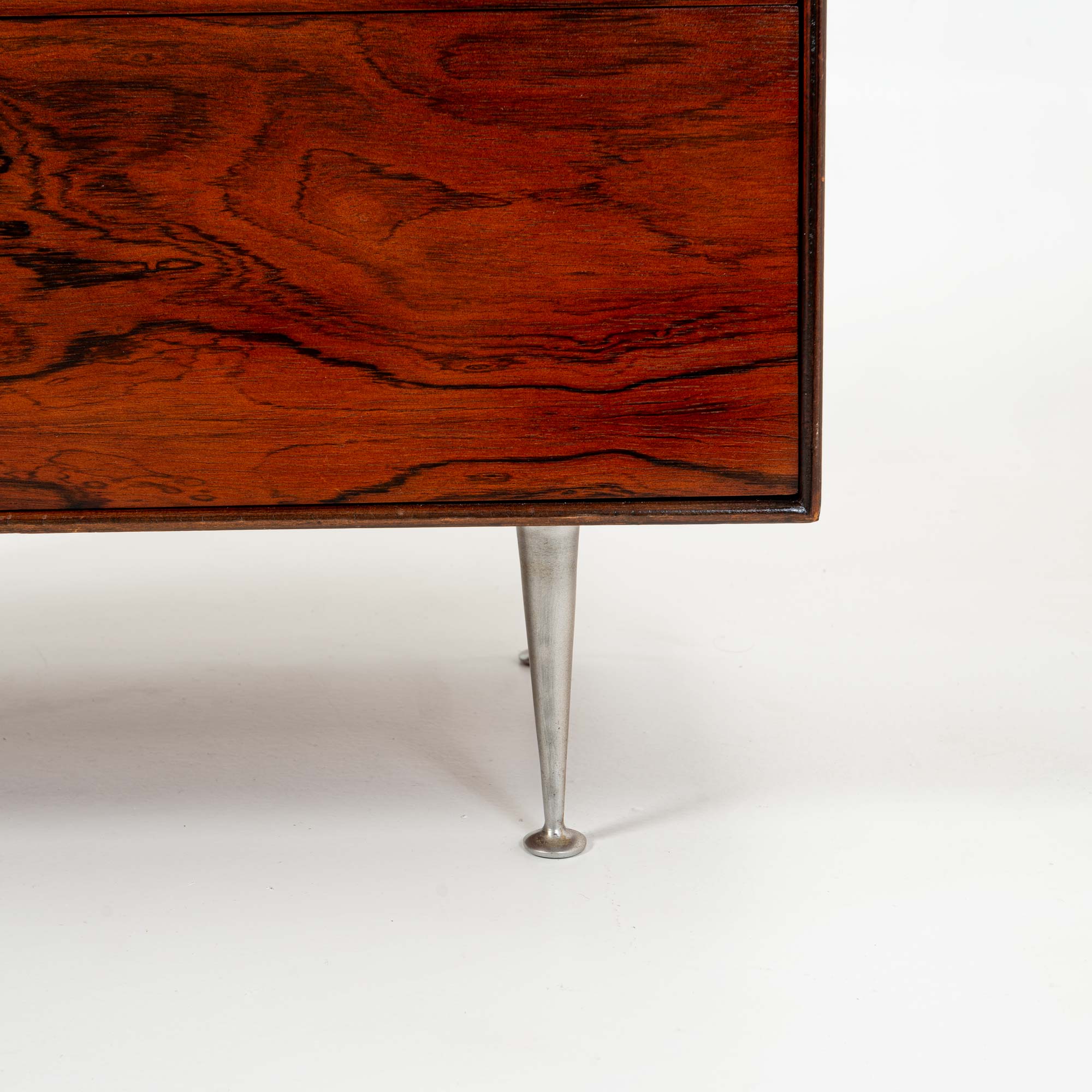 Nelson Object George Nelson Four-Drawer Thin Edge Rosewood Dresser – Social Objects