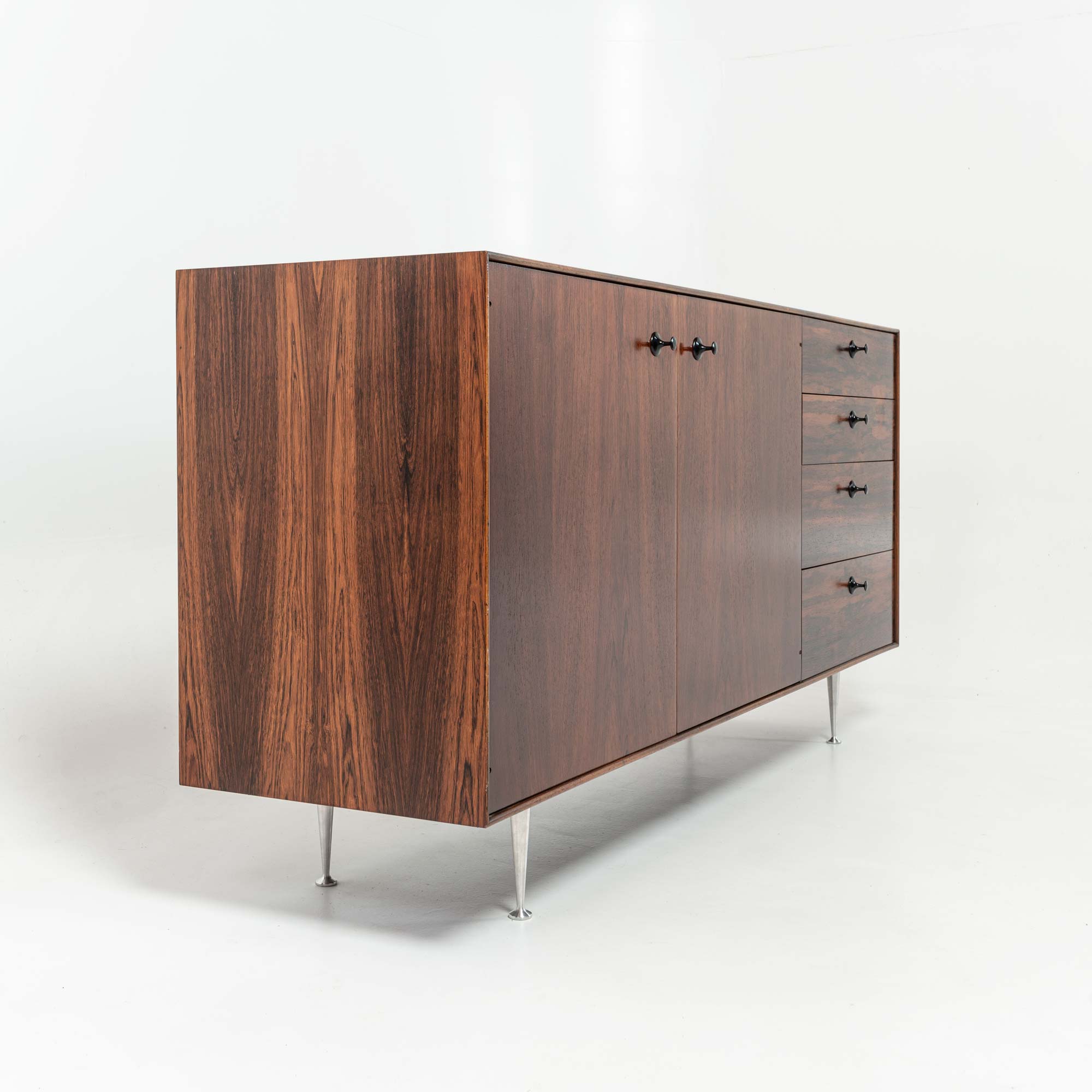 George Nelson for Herman Miller Rosewood Thin Edge Series Credenza