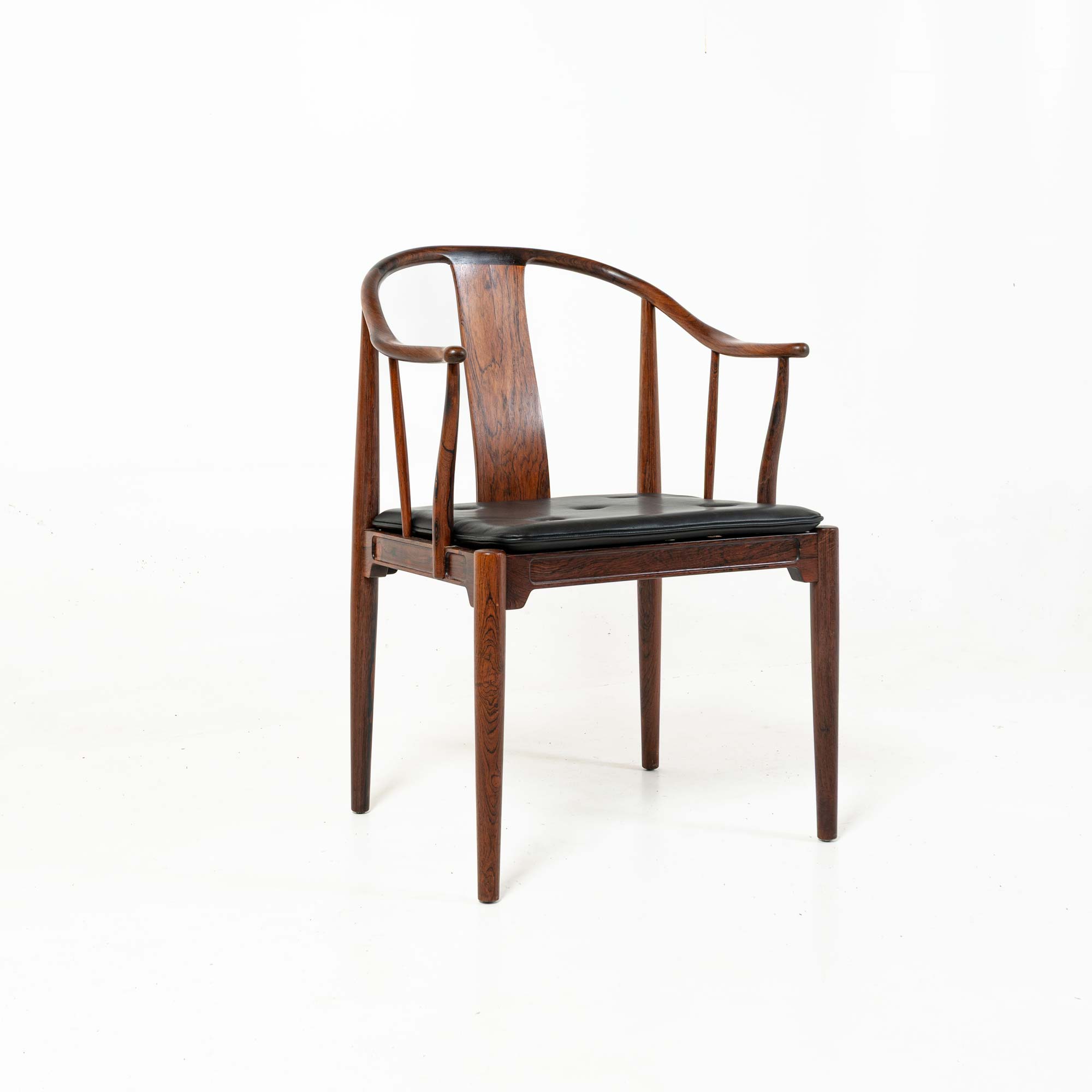 Hans Wegner for Fritz Hansen China Chair, Rosewood and Black