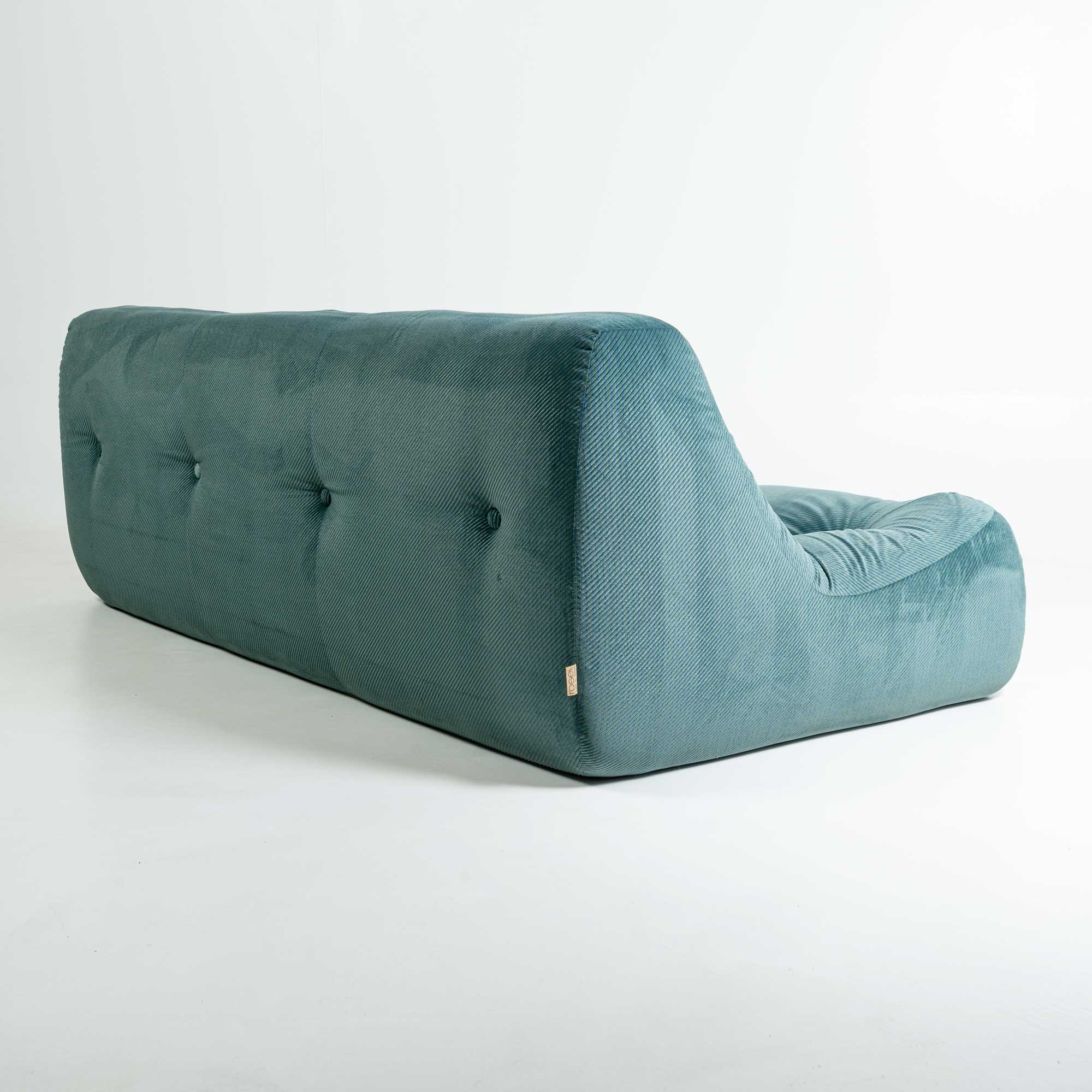 Ligne Roset Kali Three Seater Sofa in Emerald Corduroy