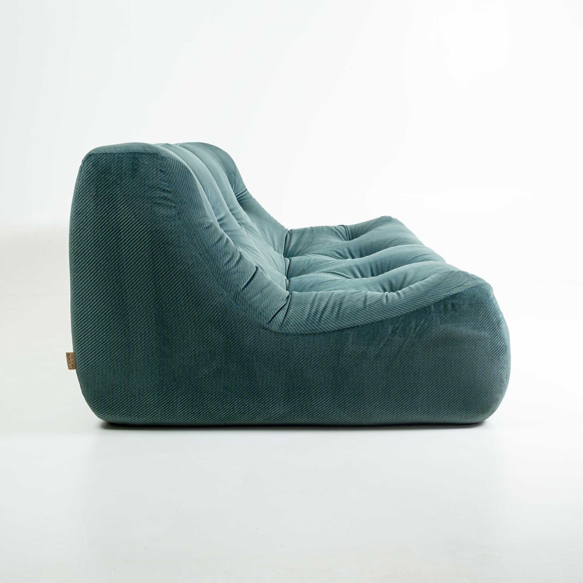 Ligne Roset Kali Three Seater Sofa in Emerald Corduroy