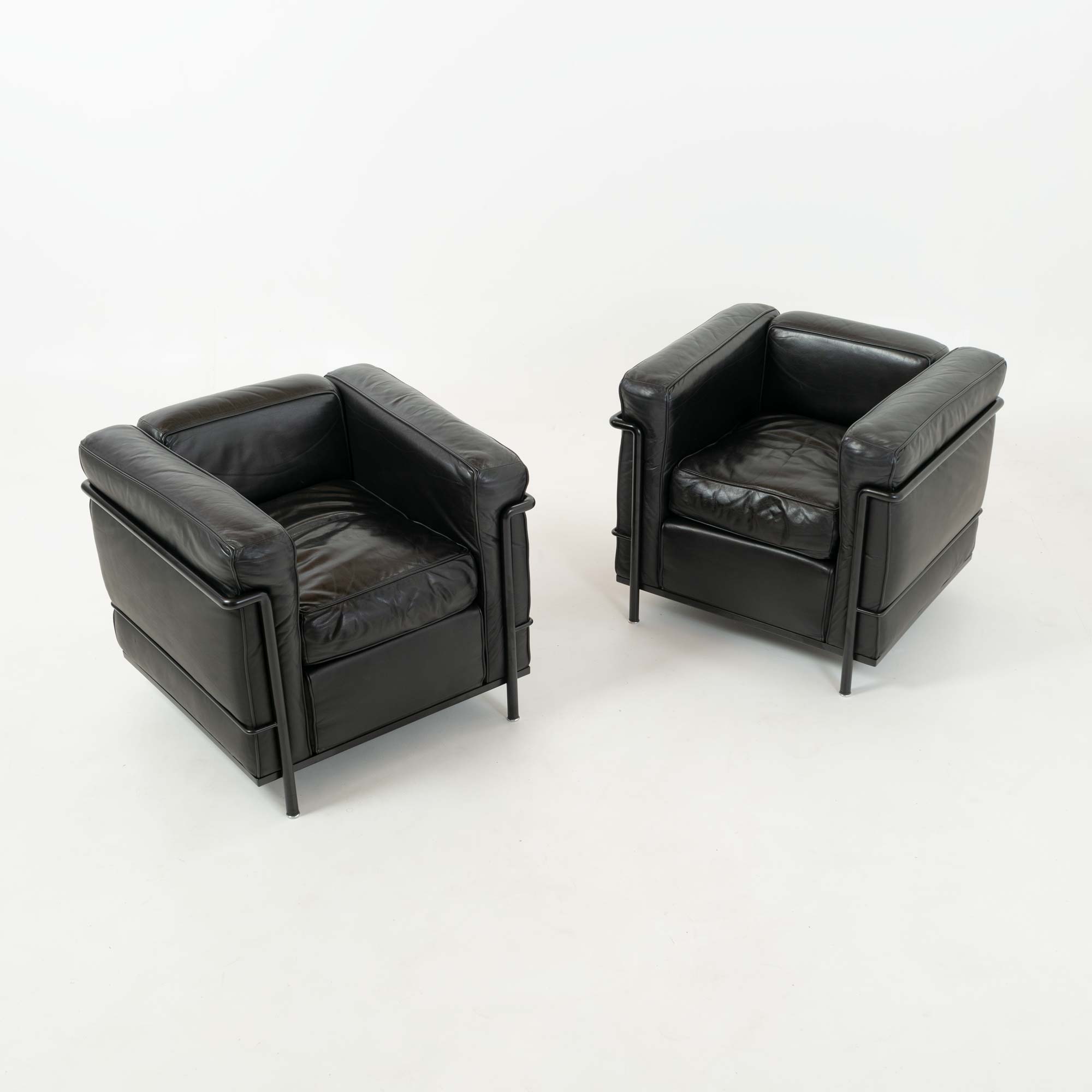 Early production LC2 Petite Modele Armchair by Le Corbusier for