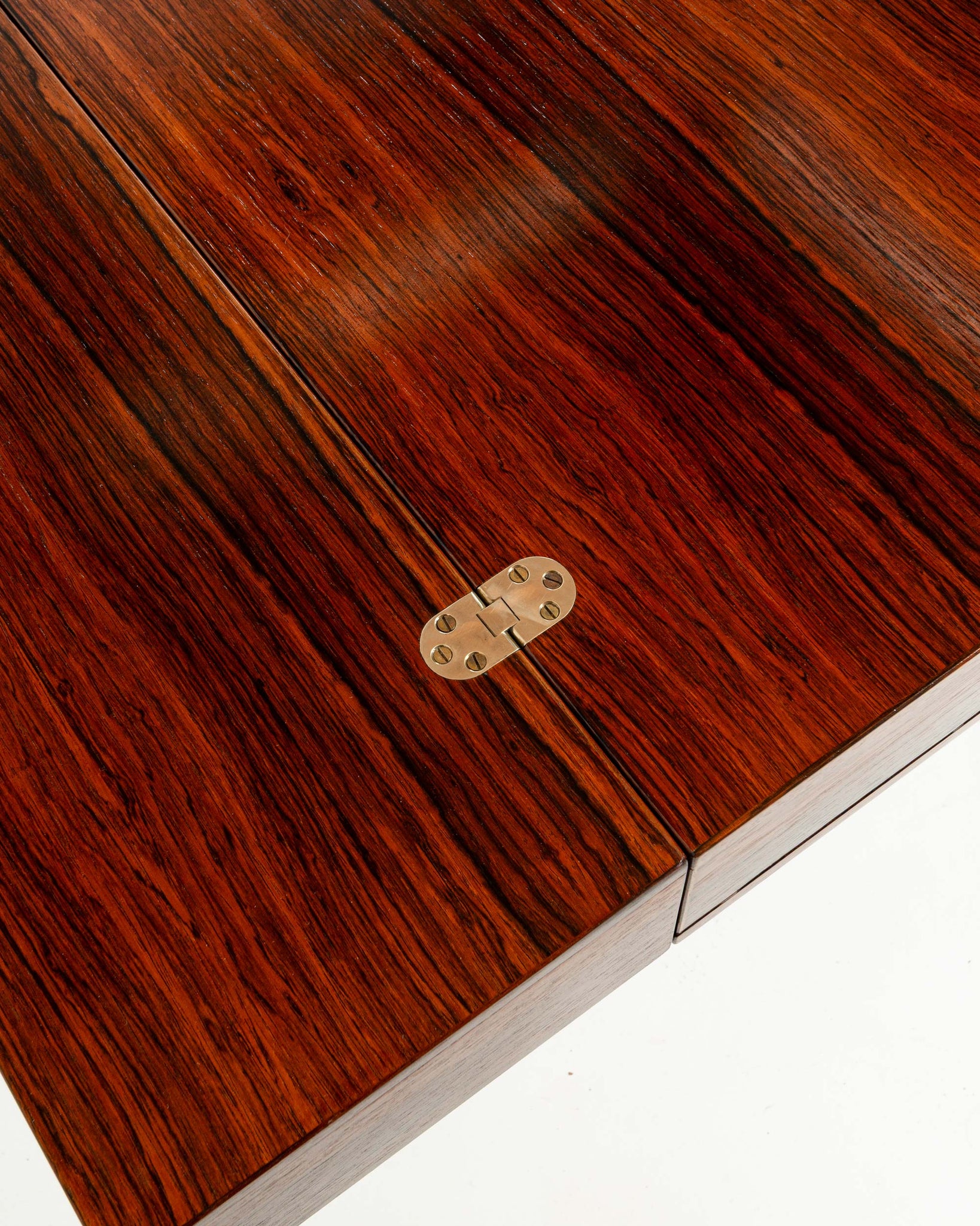 Peter Lovig Nielsen Flip Top Executive Desk in Rosewood with original cubbies
