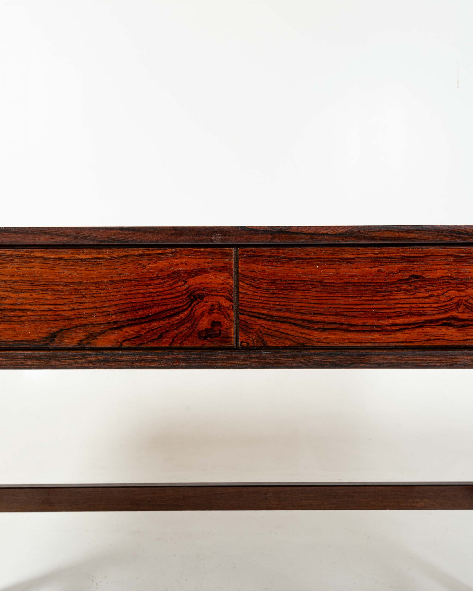 Peter Lovig Nielsen Flip Top Executive Desk in Rosewood with original cubbies