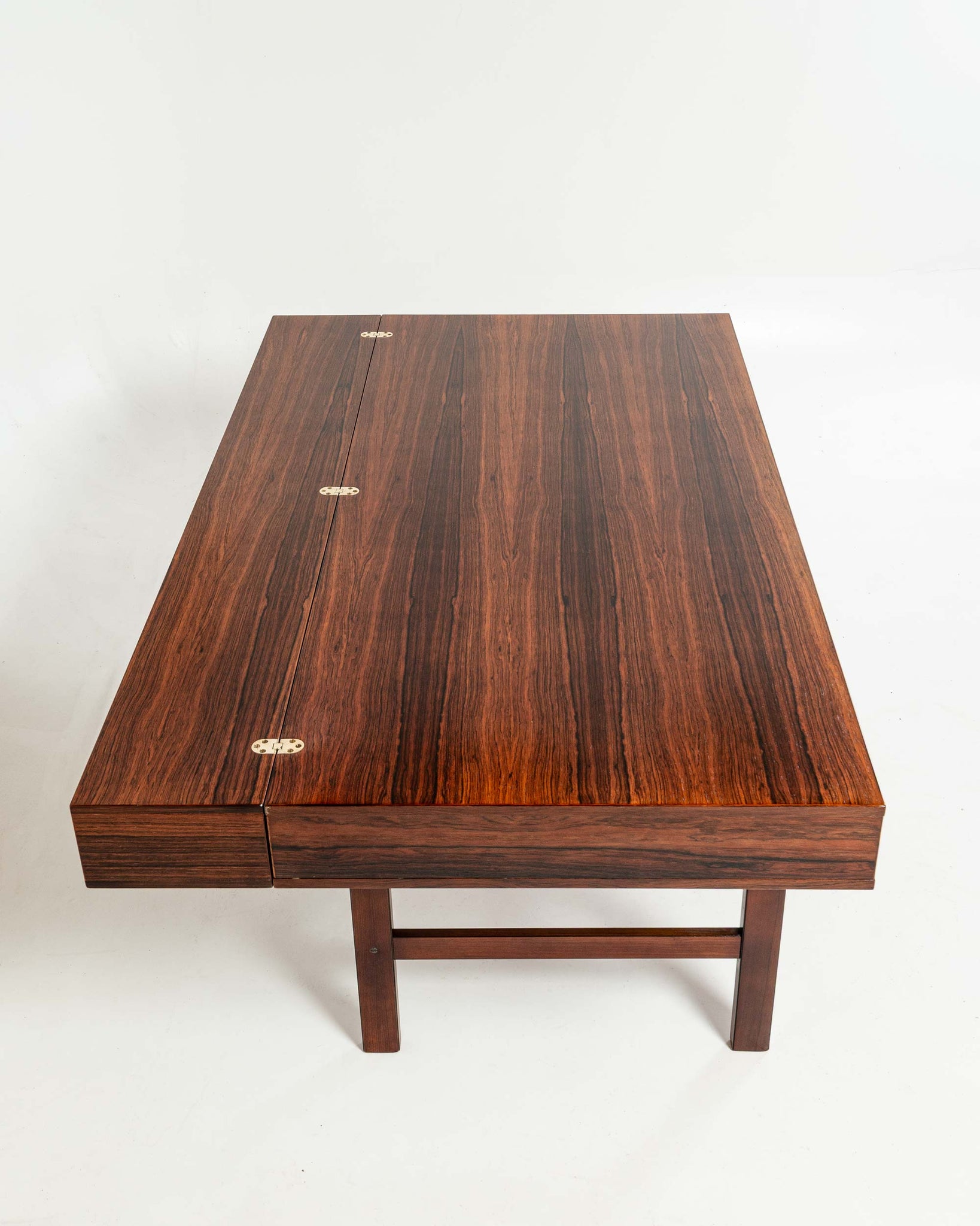 Peter Lovig Nielsen Flip Top Executive Desk in Rosewood with original cubbies