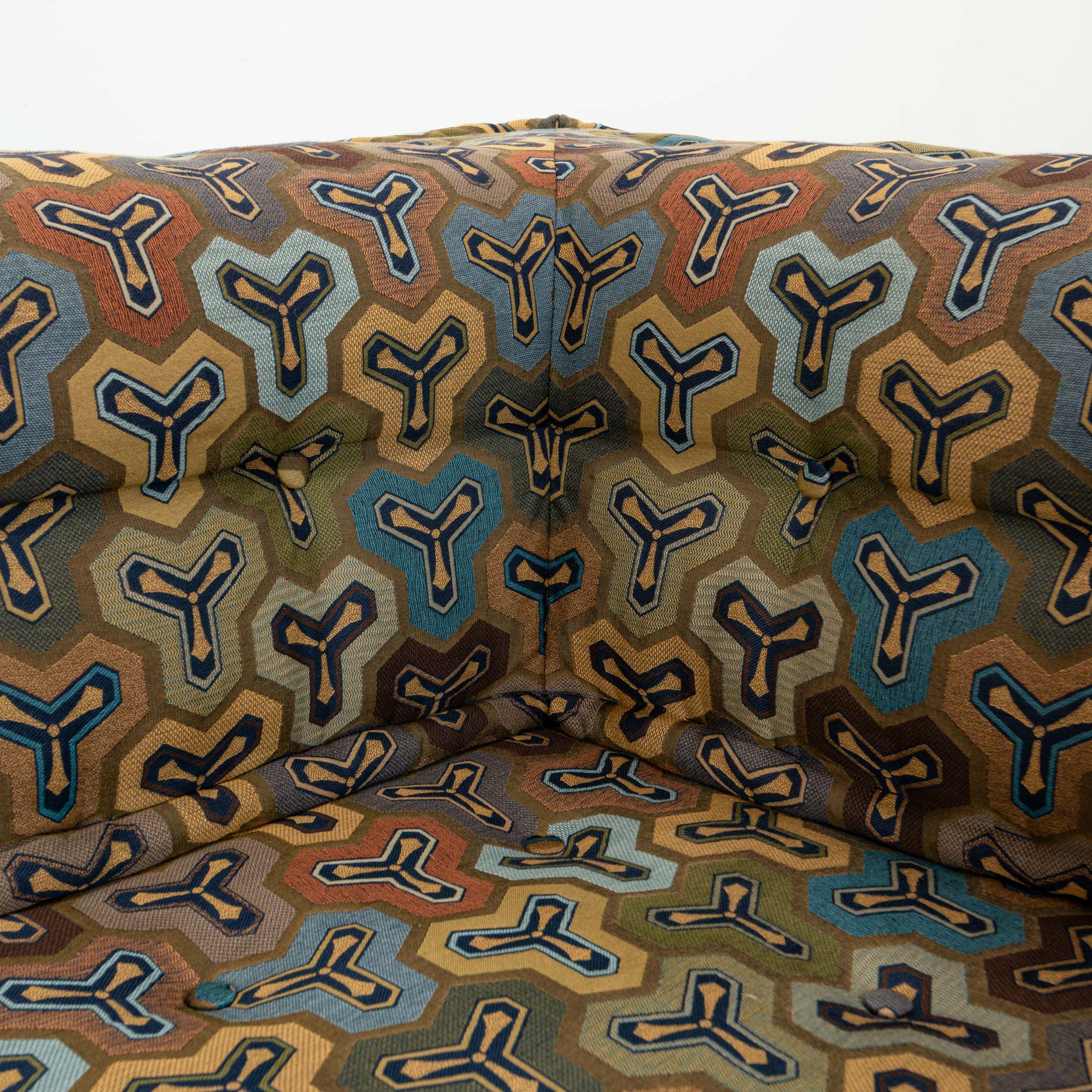 Roche Bobois Mah-Jong 18 piece Modular Sofa in Kenzo Takada Fabric