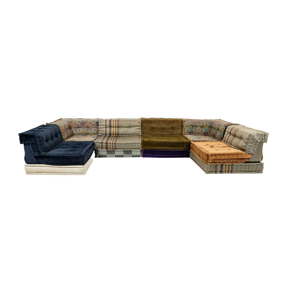 Roche Bobois Mah-Jong 18 piece Modular Sofa in Kenzo Takada Fabric