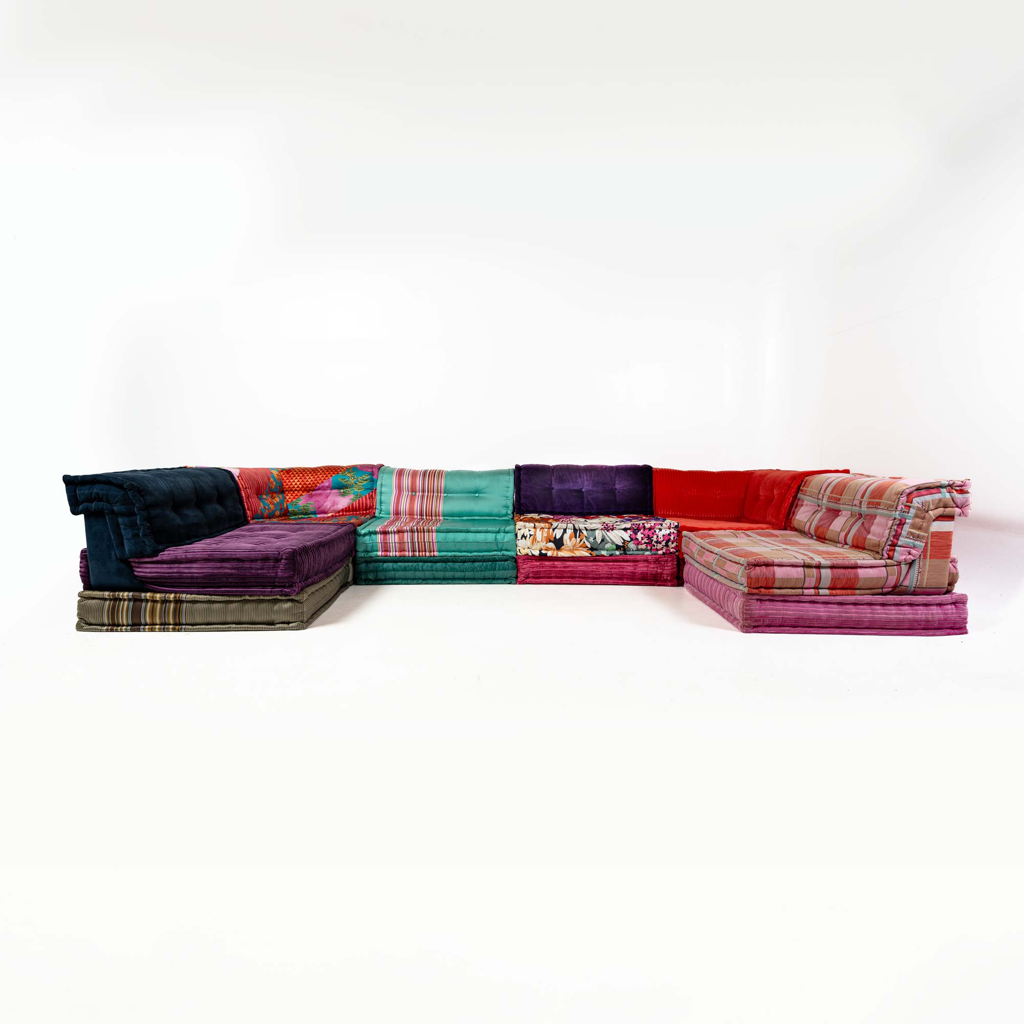 Roche Bobois Mah-Jong 18 piece Modular Sofa in Kenzo Takada and