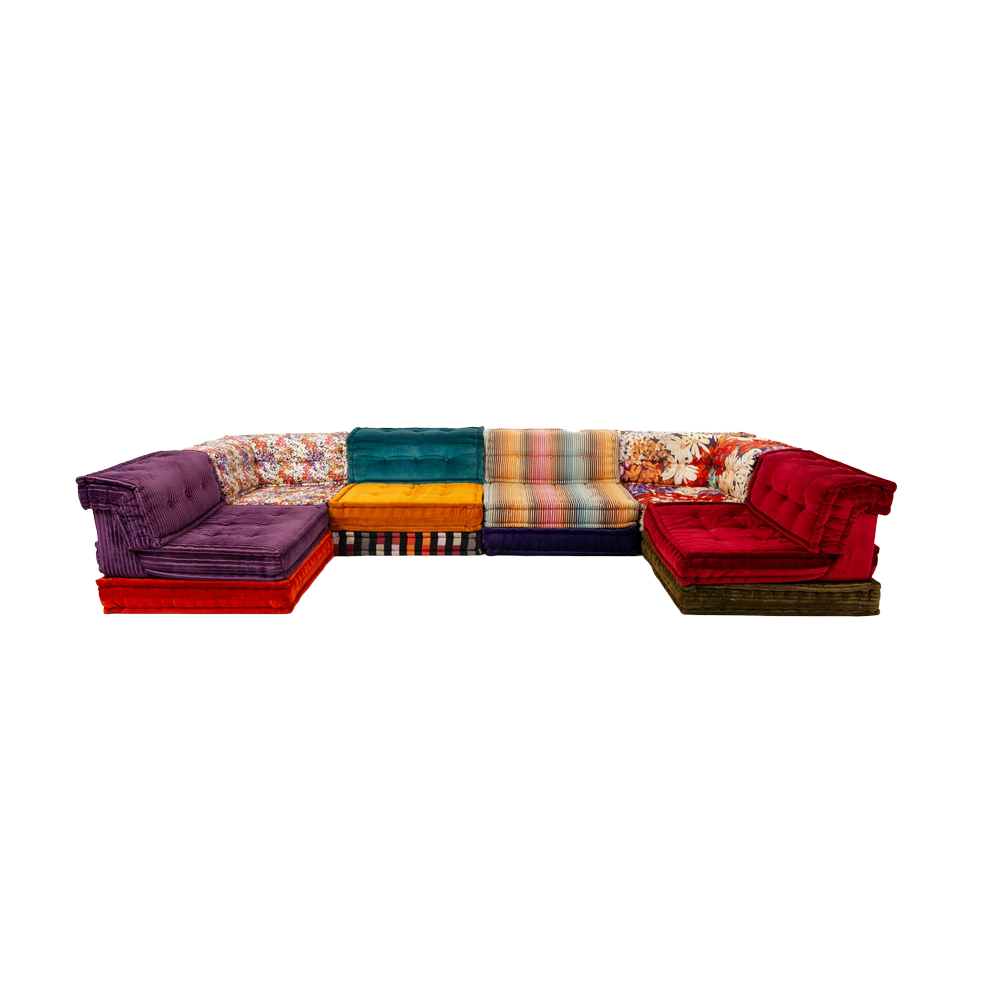 Roche Bobois Mah-Jong 18 piece Modular Sofa in Missoni Fabric