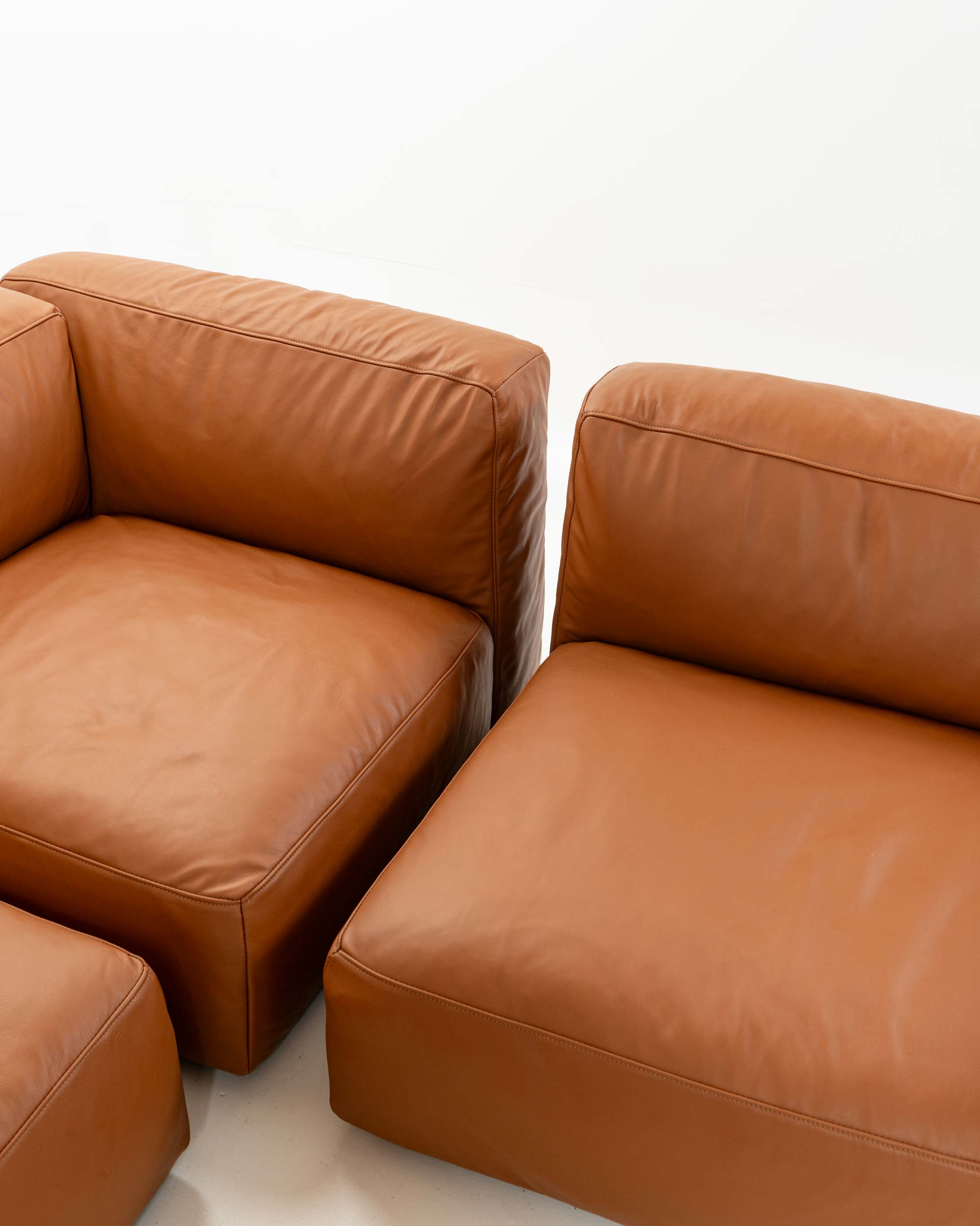 Piero Lissoni for Cassina Mex Cube 271 Sofa in Elmosoft Saddle