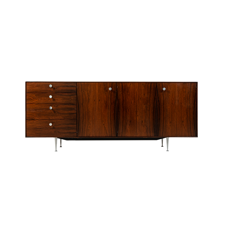 George Nelson Thin Edge Rosewood Credenza