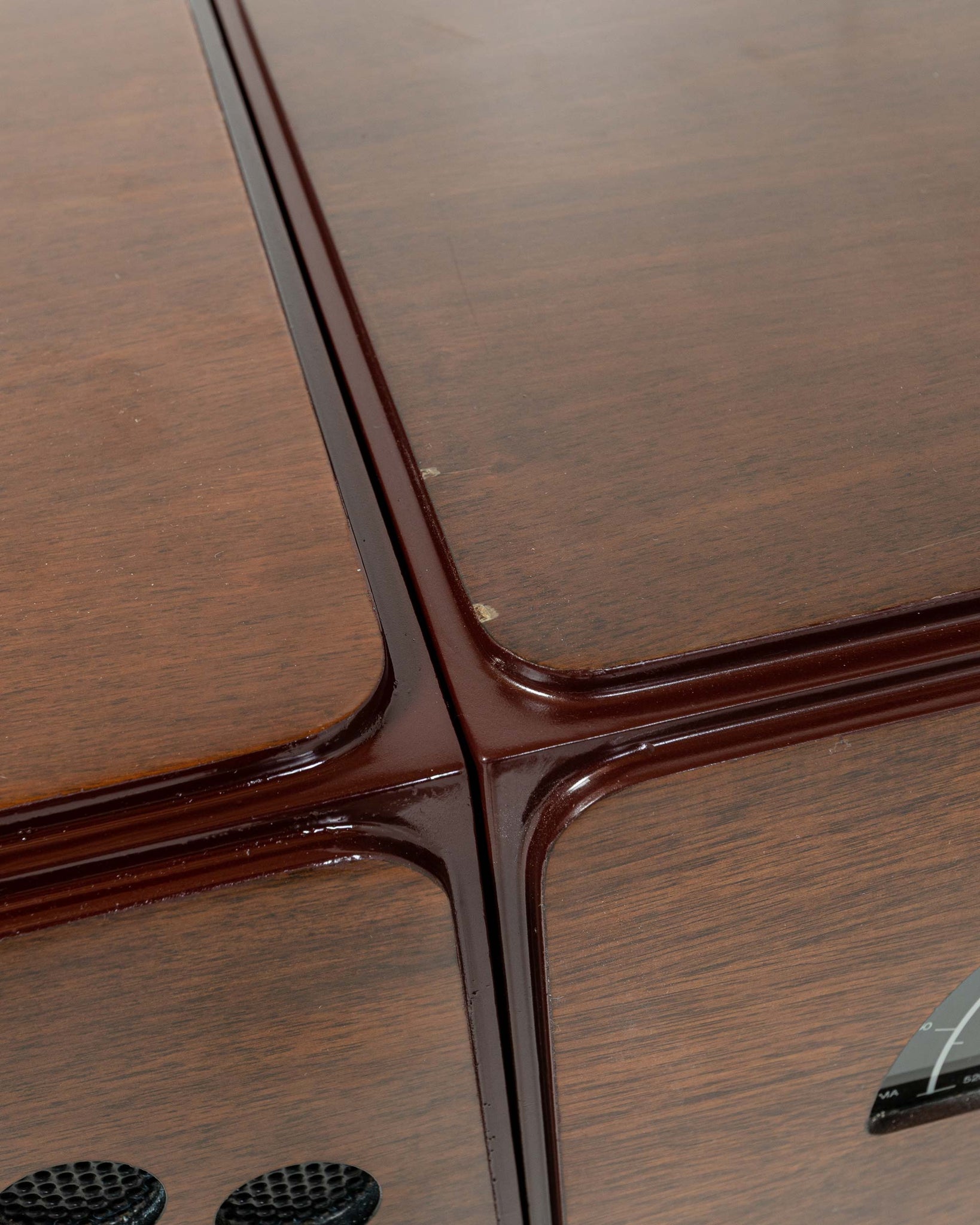 RR126 Radiophonograph and Record Player designed by Castiglioni brothers for Brionvega 1965 Walnut