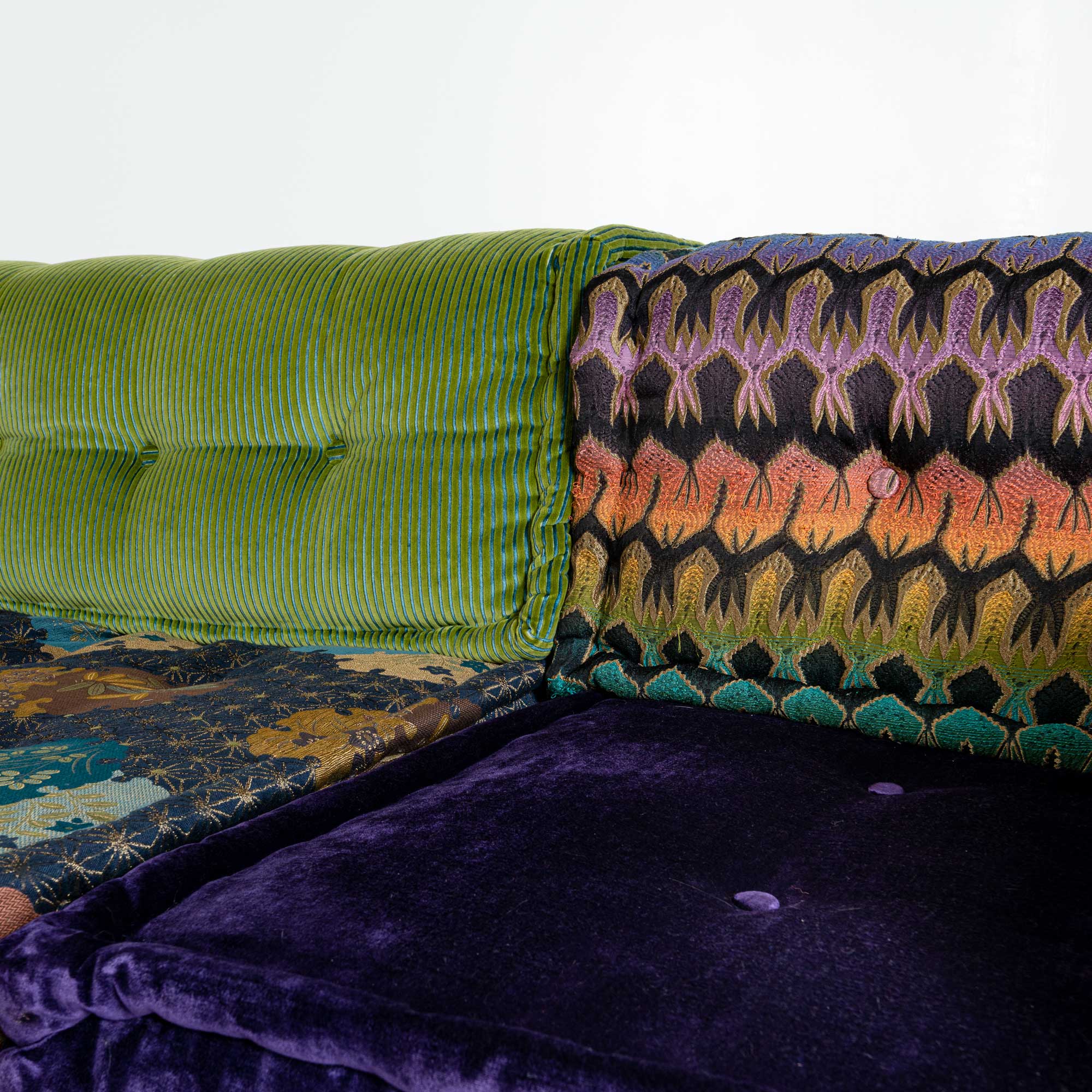 Roche Bobois Mah-Jong Sectional Sofa Missoni Fabric