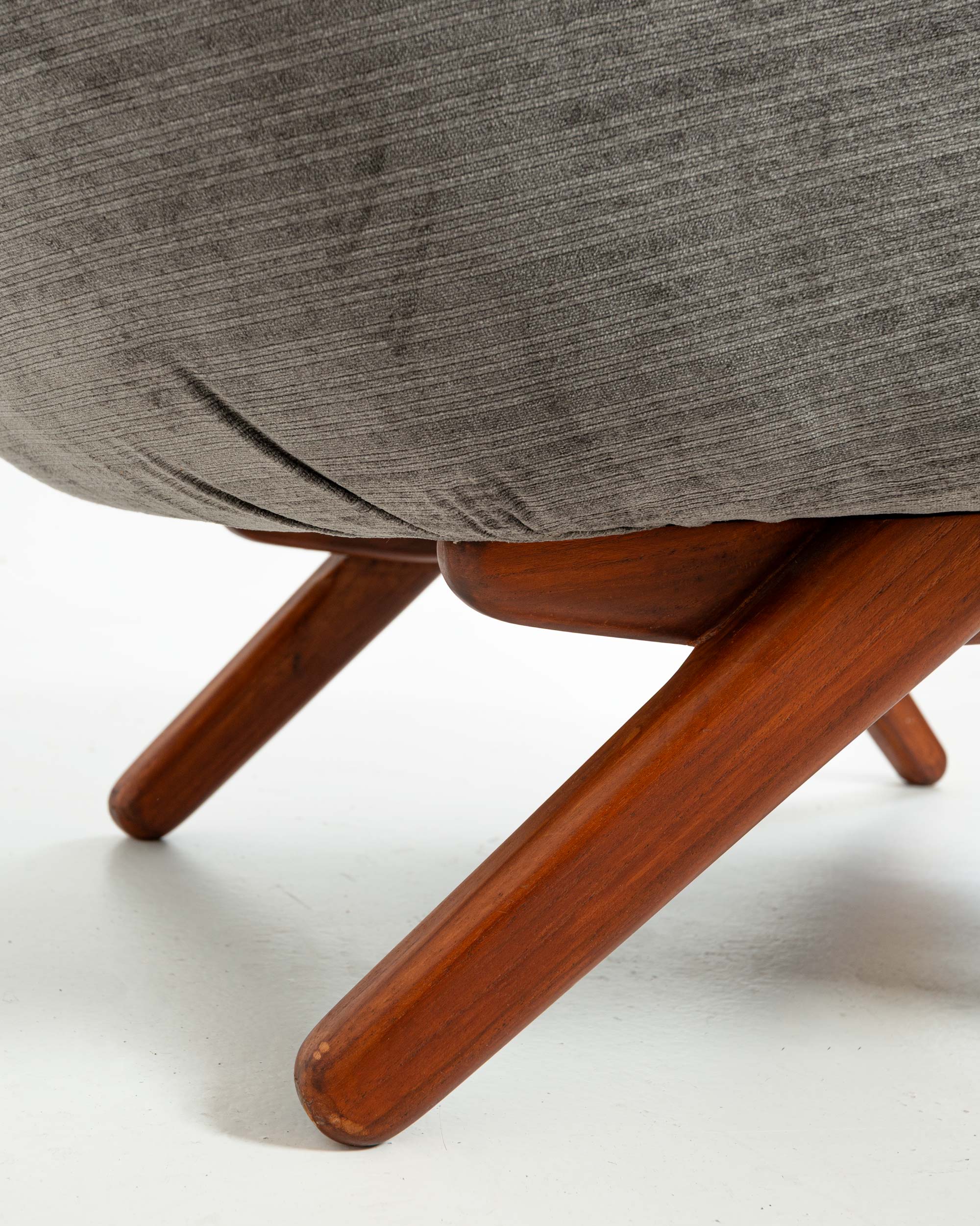 Svend Skipper for Skippers Møbler Model 91 Easy Chair in Grey