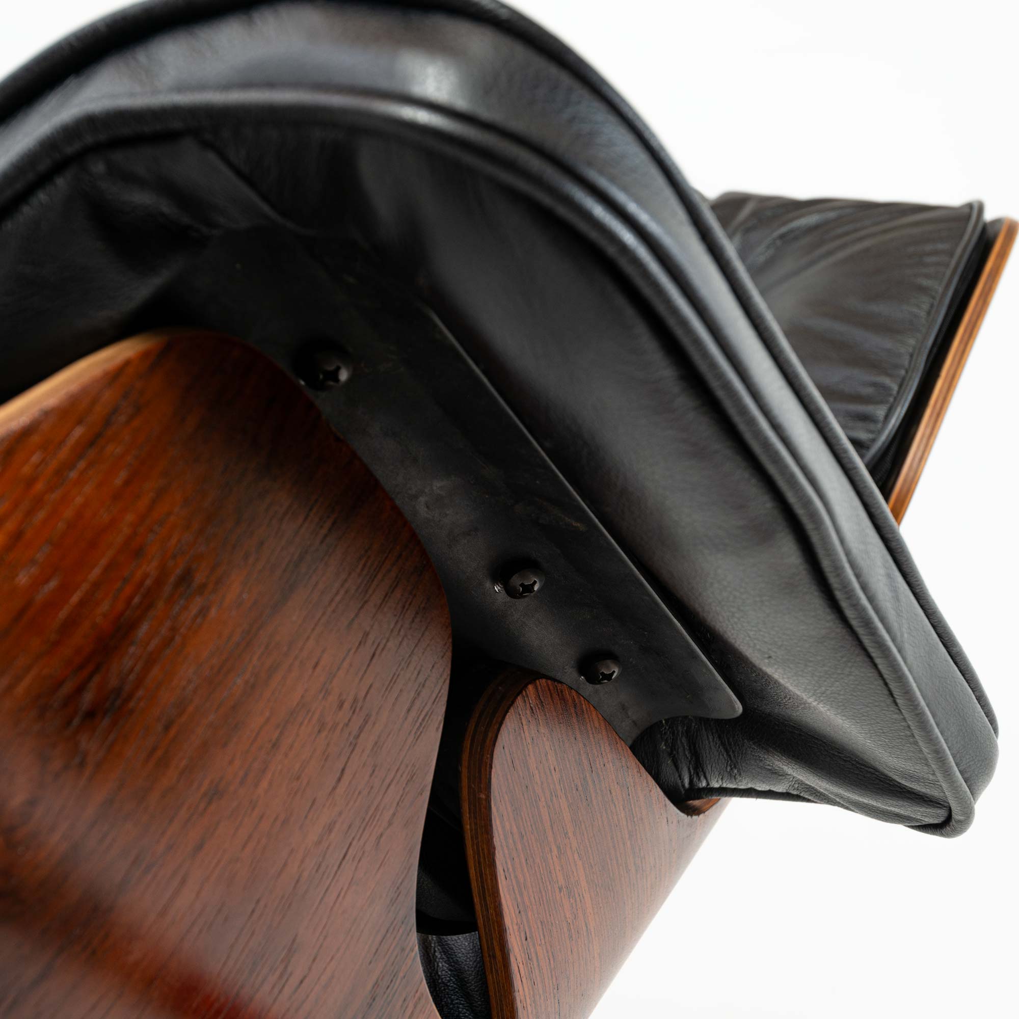 First Generation 1956-1959 Eames Lounge Chair 670 and Boot glide
