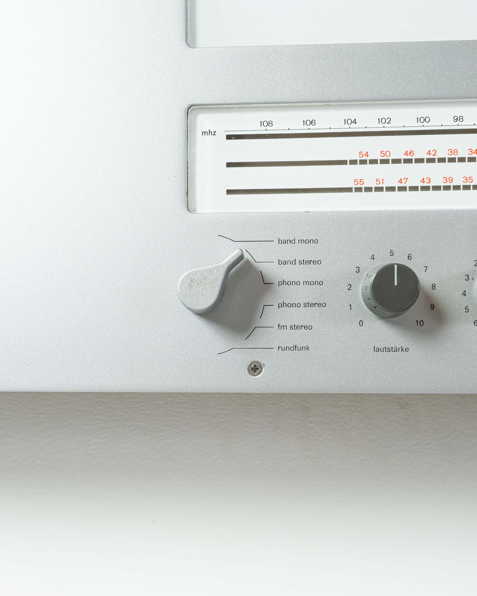 Dieter Rams for Braun Black Wall Mount Stereo System "Wandanlage" with TG60