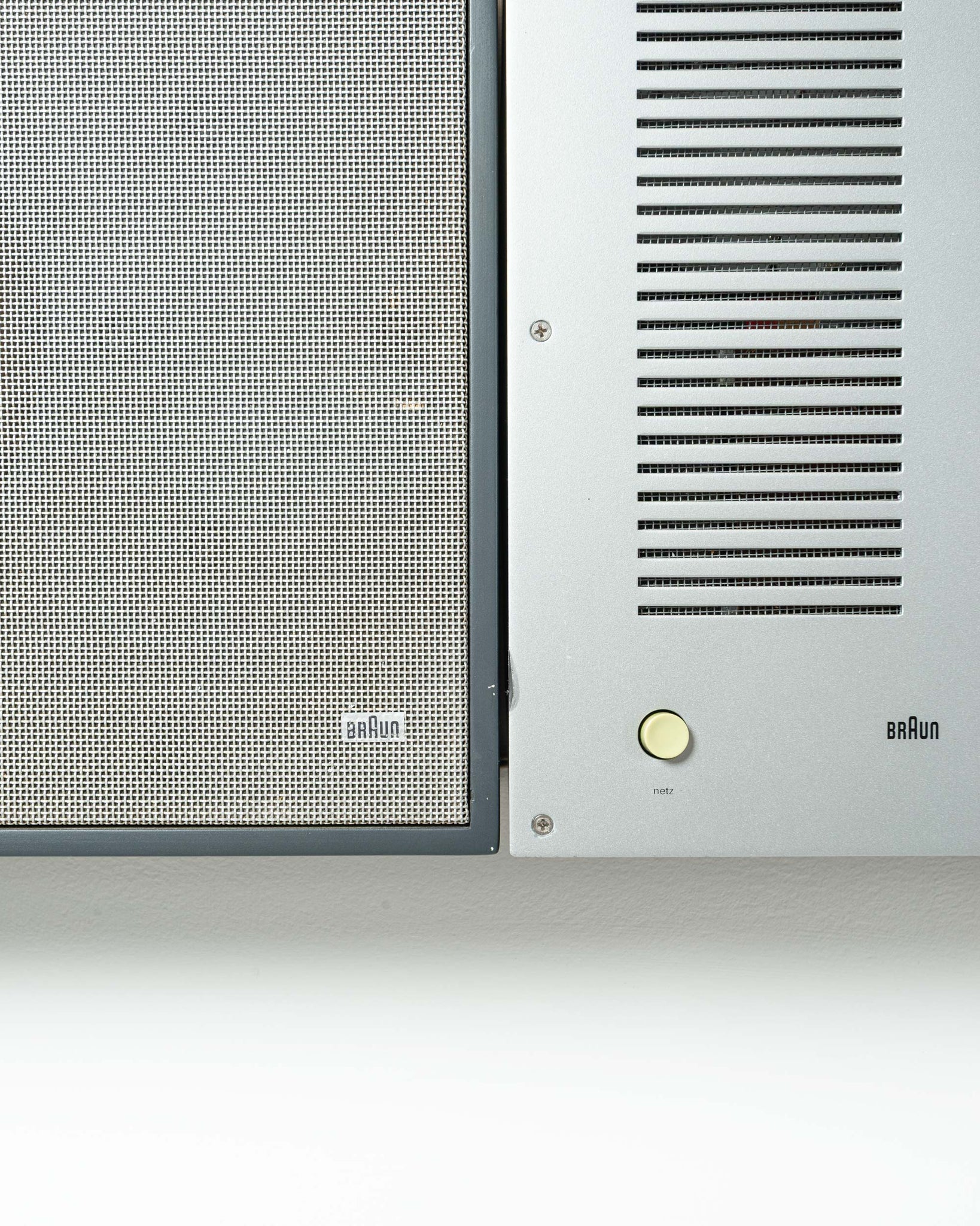 Dieter Rams for Braun Black Wall Mount Stereo System "Wandanlage" with TG60