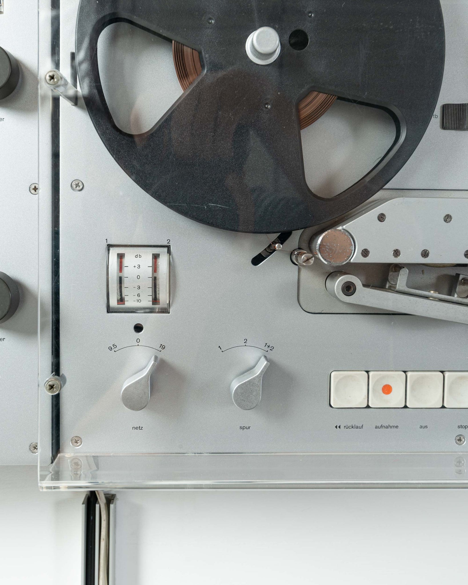 Dieter Rams for Braun Black Wall Mount Stereo System "Wandanlage" with TG60