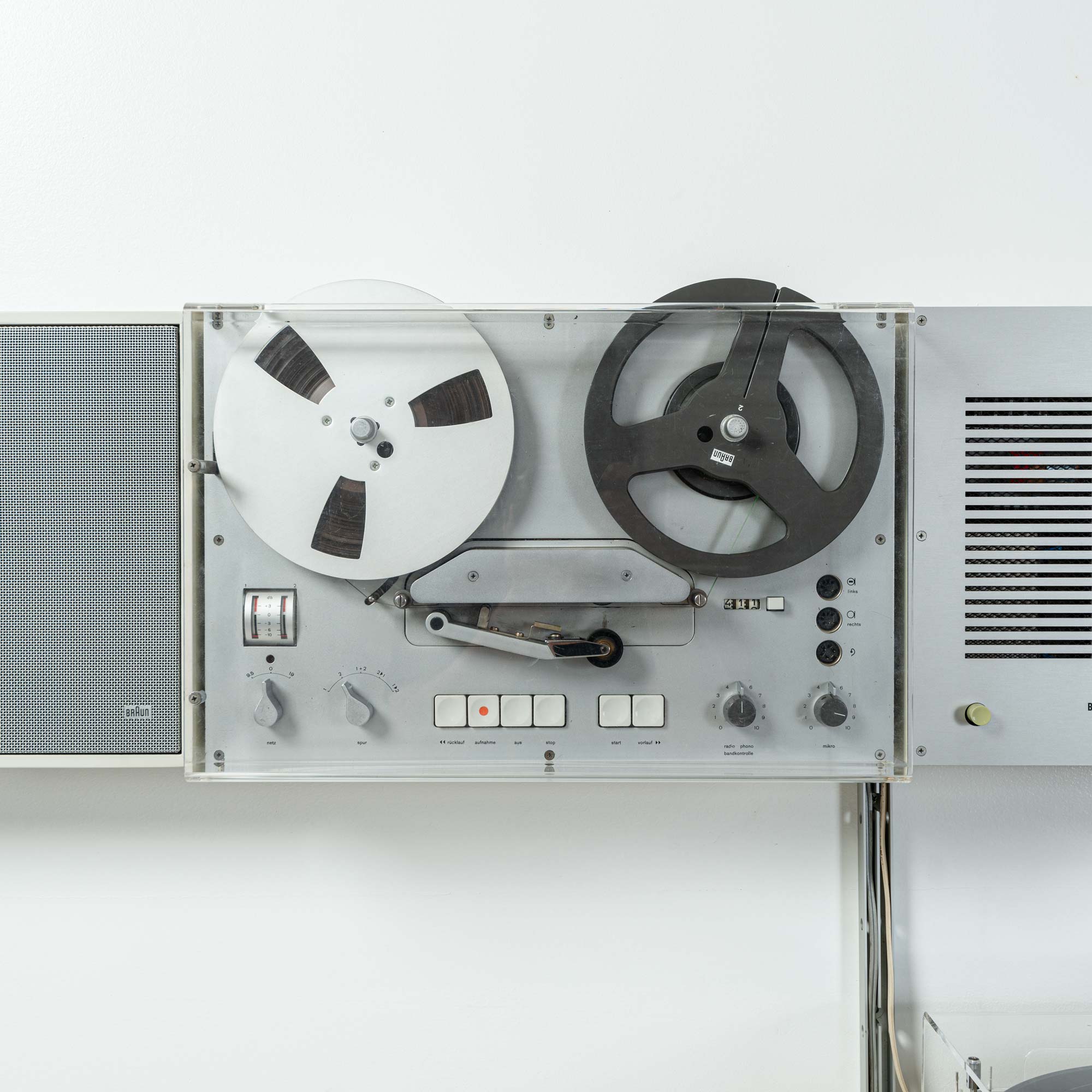 Dieter Rams for Braun Wall Mount Stereo System "Wandanlage"