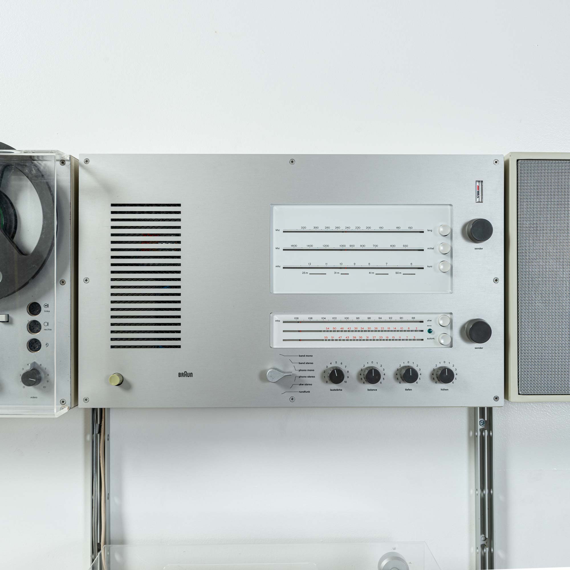 Dieter Rams for Braun Wall Mount Stereo System "Wandanlage"