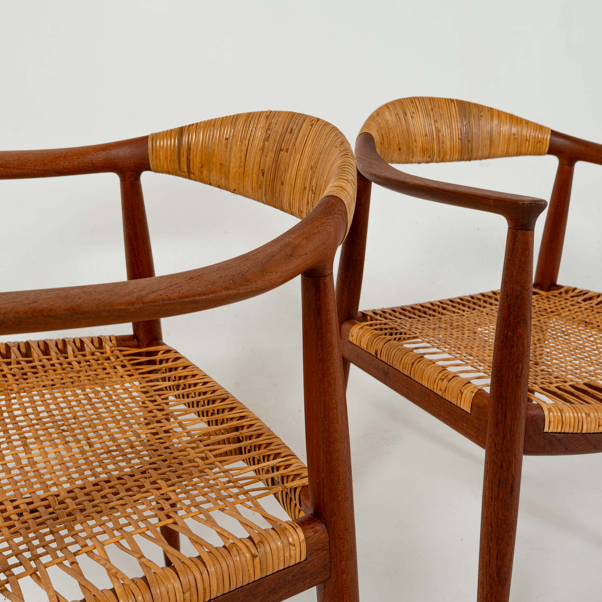 A pair of Hans Wegner for Johannes Hansen JH501 
