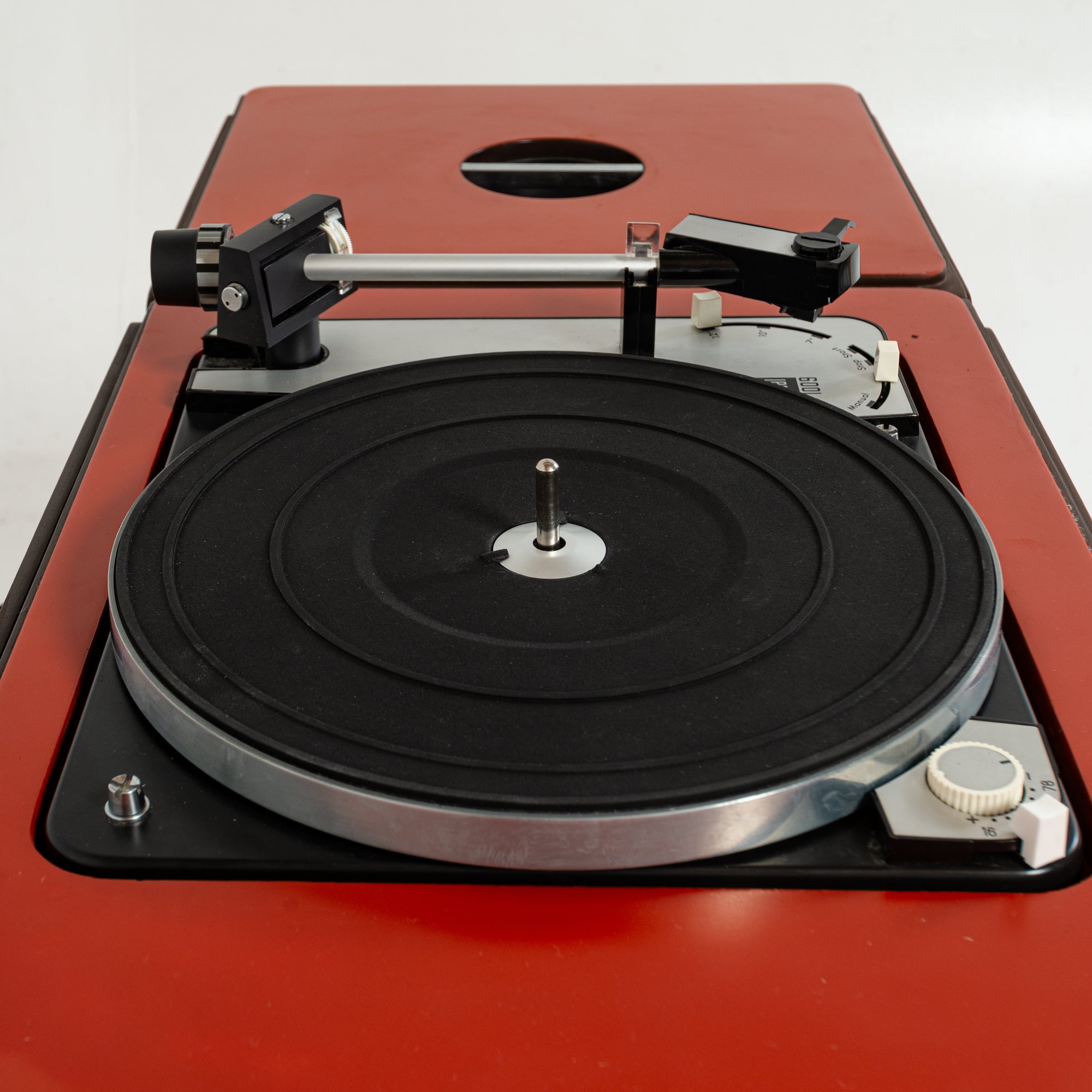 RR126 Radiophonograph Turntable by the Castiglionis for Brionvega Red ...